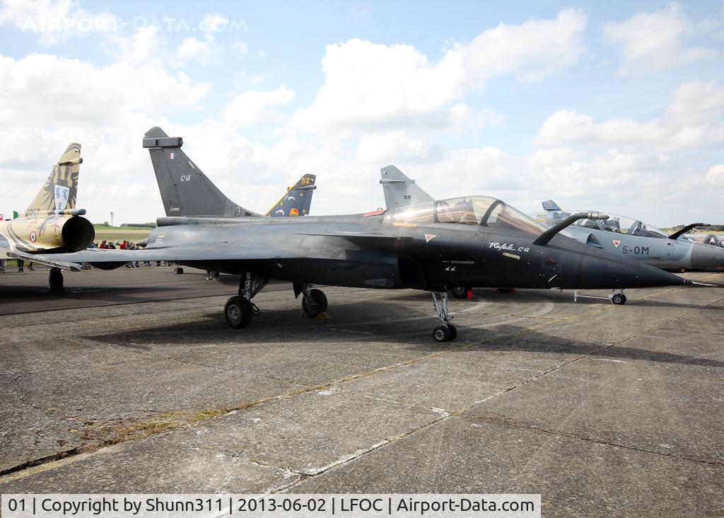 01, 1991 Dassault Rafale C C/N 01, Uses as a static aircraft during LFOC Open Day 2013... Aircraft is now stored since May 2011