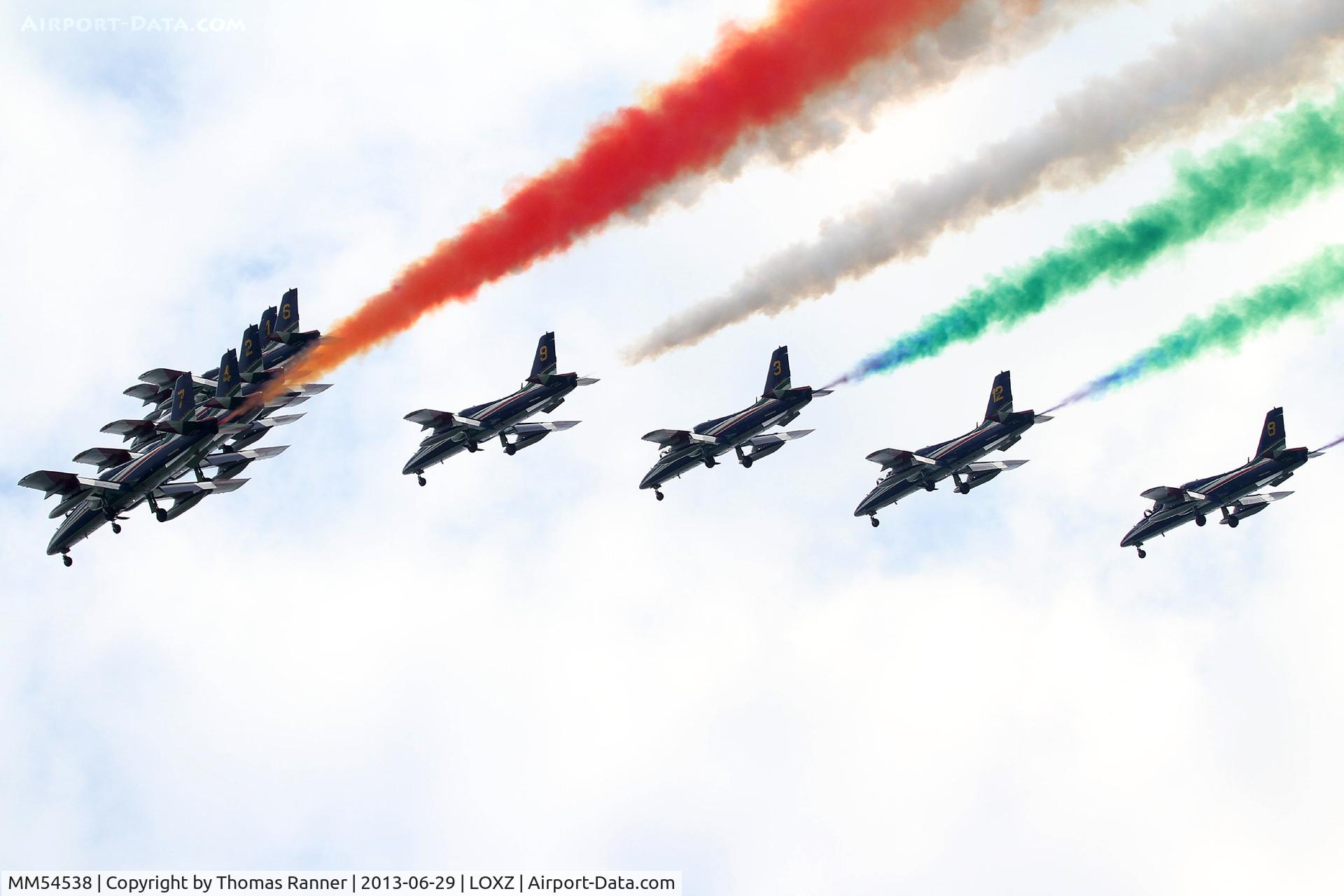 MM54538, Aermacchi MB-339PAN C/N 6759/154/AA070, Frecce Tricolori