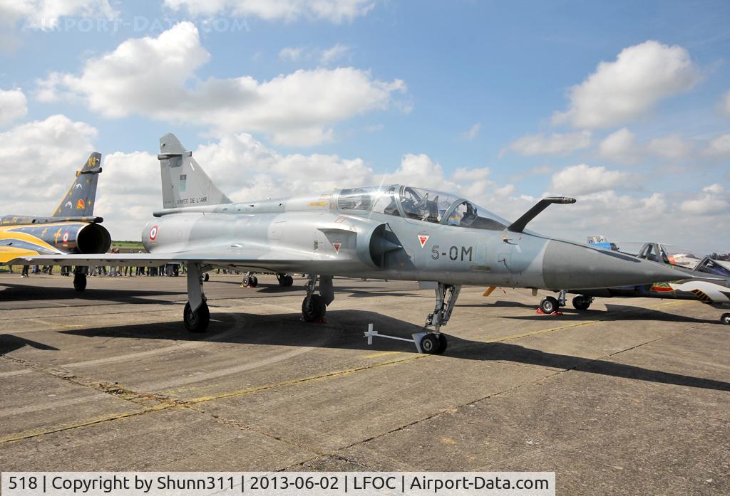518, Dassault Mirage 2000B C/N 218, Used as static aircraft during LFOC Open Day 2013...