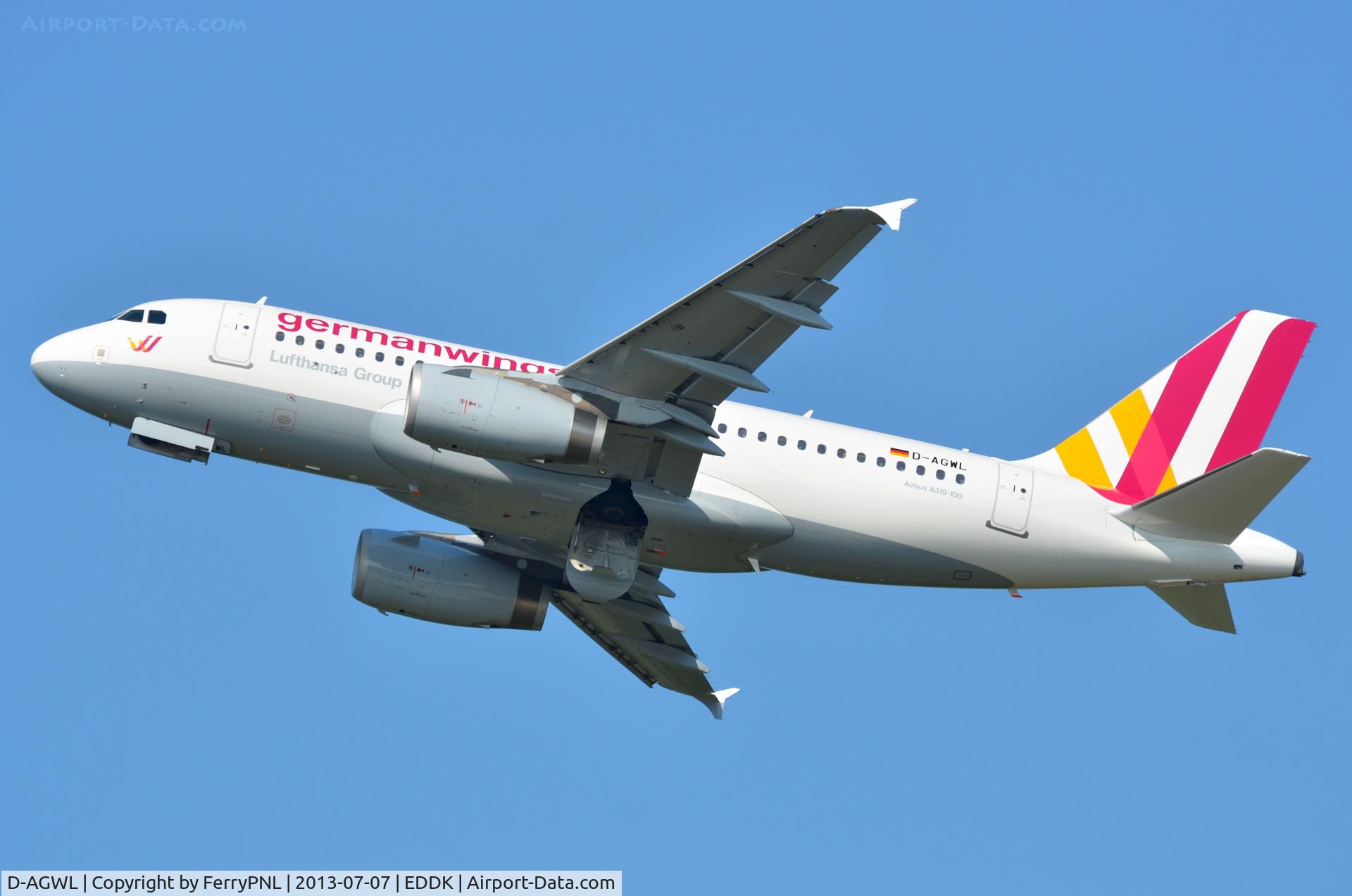 D-AGWL, 2008 Airbus A319-132 C/N 3534, Germanwings A319 taking-off