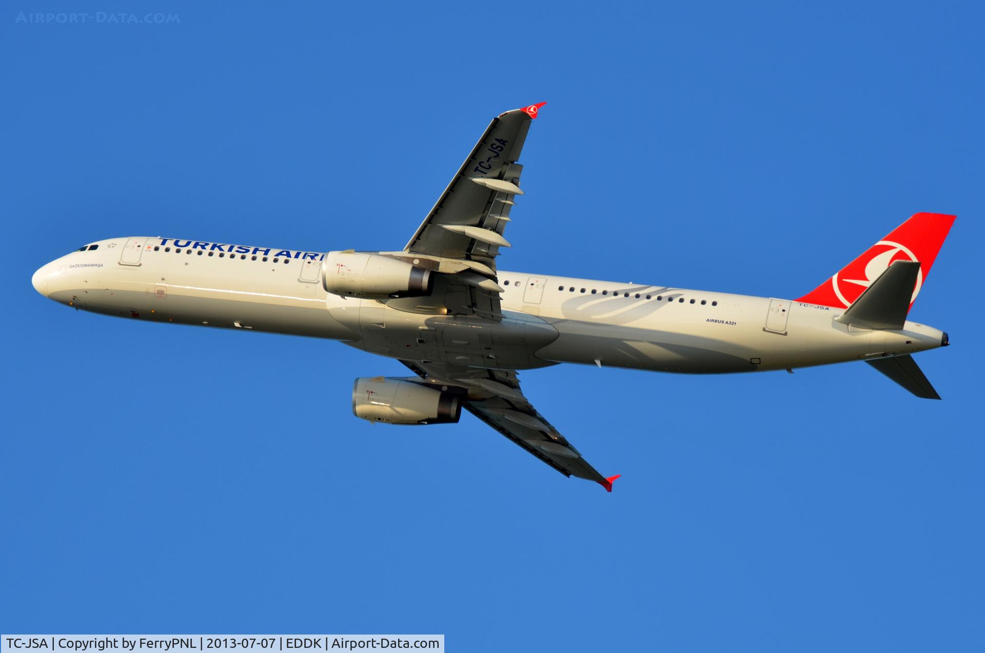 TC-JSA, 2012 Airbus A321-231 C/N 5154, Turkish A321 returning to IST