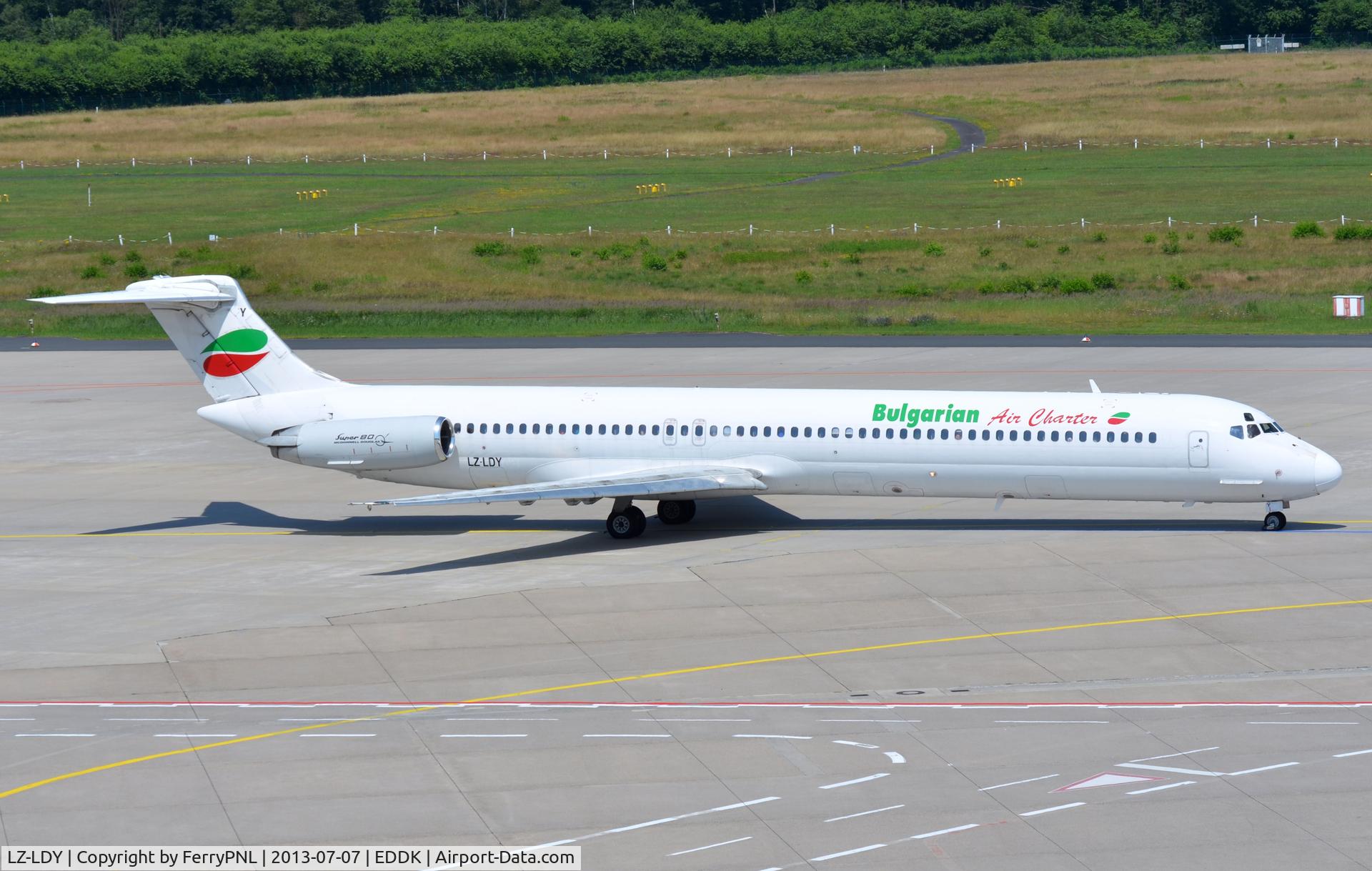 LZ-LDY, 1985 McDonnell Douglas MD-82 (DC-9-82) C/N 49213, BUC MD82, one of the few Maddogs left in Europe.