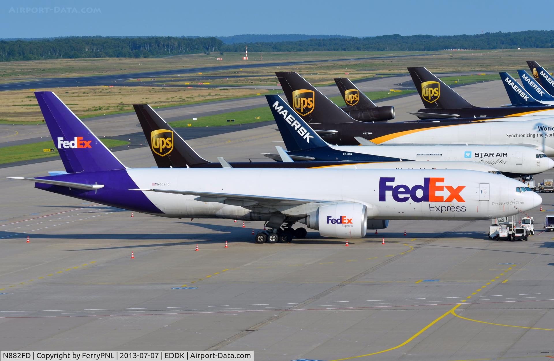 N882FD, 2009 Boeing 777-F28 C/N 32969, Fedex B772, 1st in a row freighters