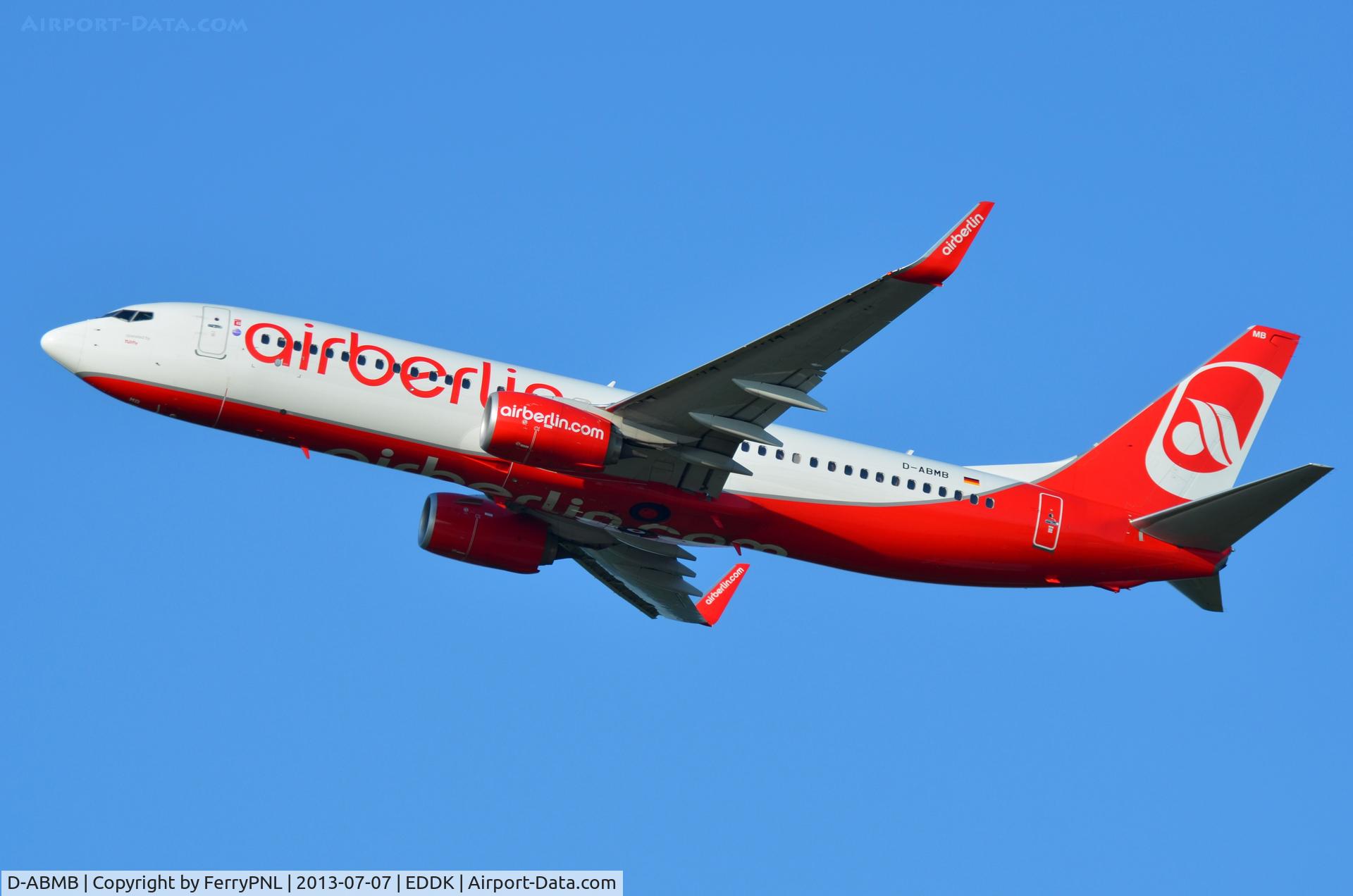 D-ABMB, 2011 Boeing 737-86J C/N 36121, Air Berlin B738 take-off