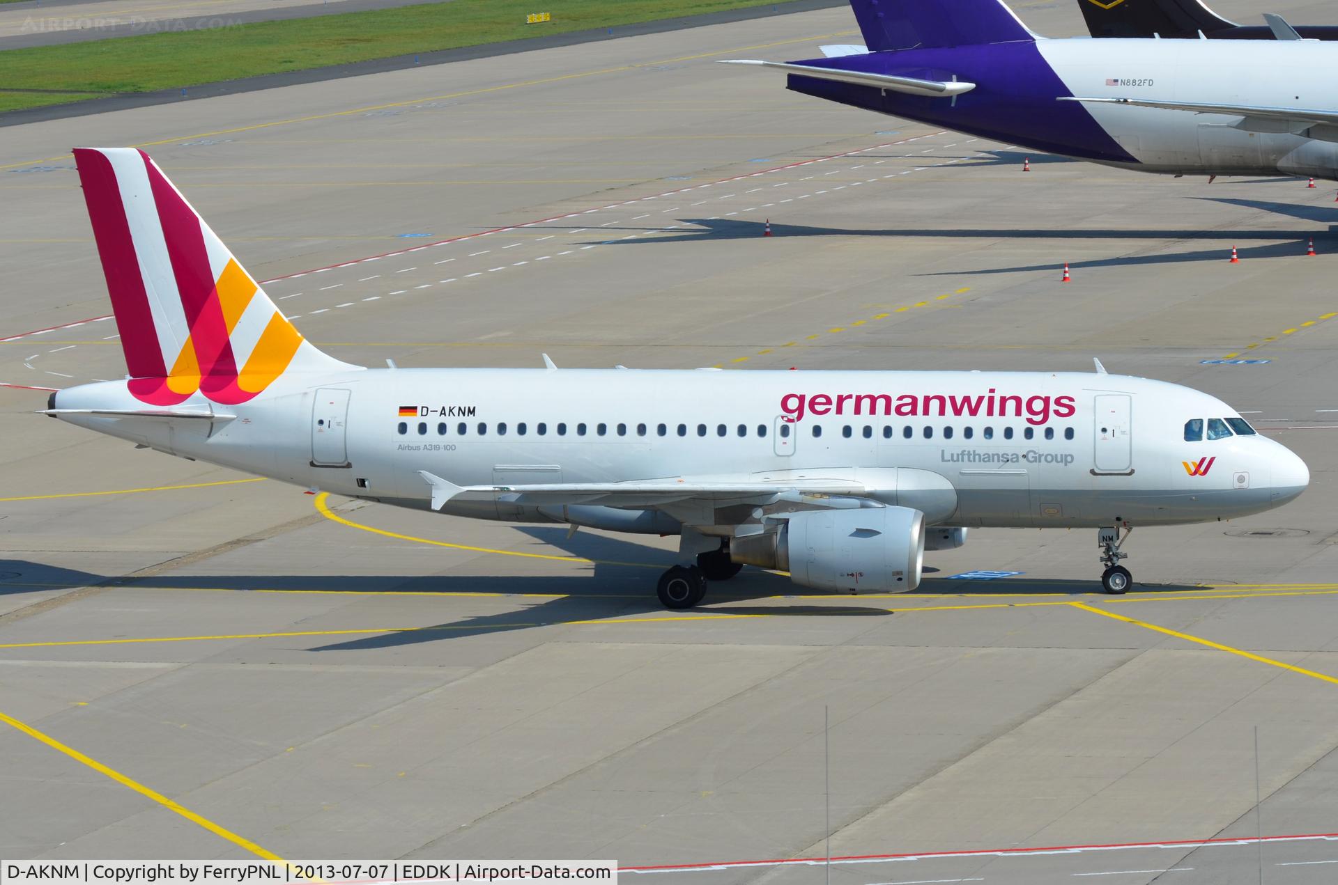 D-AKNM, 1999 Airbus A319-112 C/N 1089, Germanwings A319