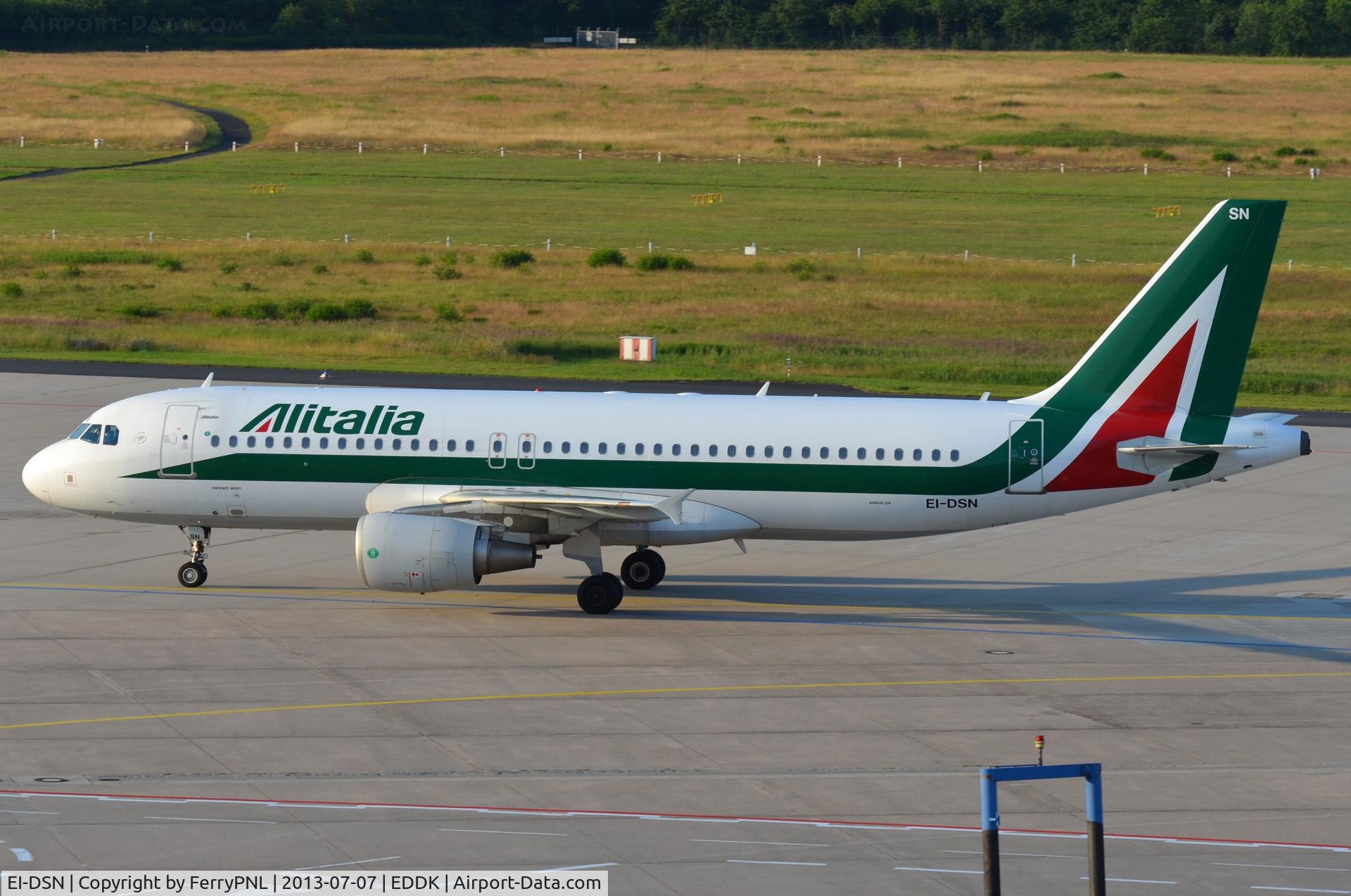 EI-DSN, 2008 Airbus A320-216 C/N 3412, Alitalia A320