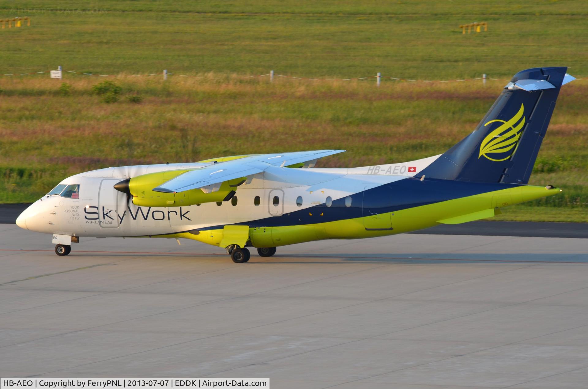 HB-AEO, 1995 Dornier 328-100 C/N 3061, Sky Work Do328 arrived from Bern