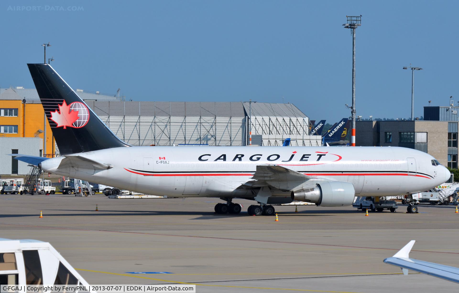 C-FGAJ, 1985 Boeing 767-223 C/N 22319, Cargojet B762 freighet parked in CGN