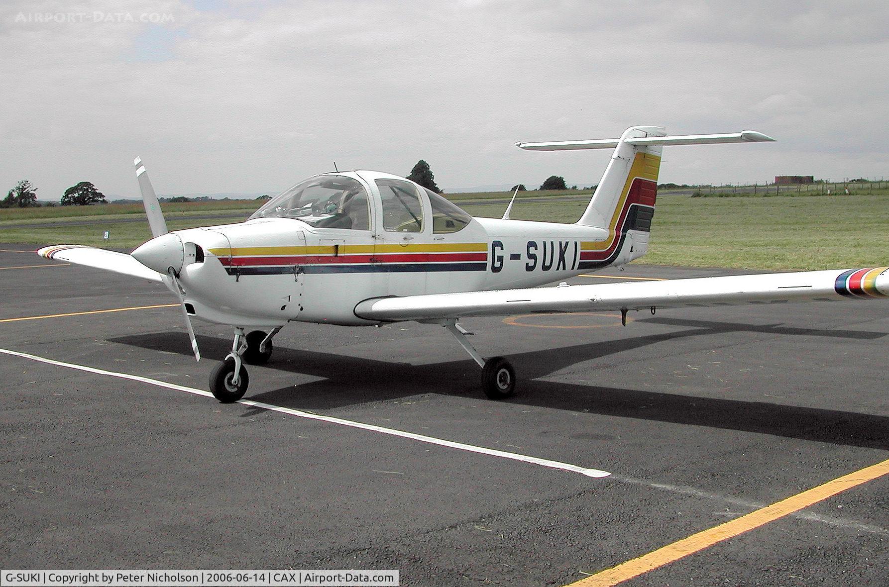 G-SUKI, 1978 Piper PA-38-112 Tomahawk Tomahawk C/N 38-79A0260, PA-38-112 Tomahawk as seen at Carlisle in the Summer of 2006.