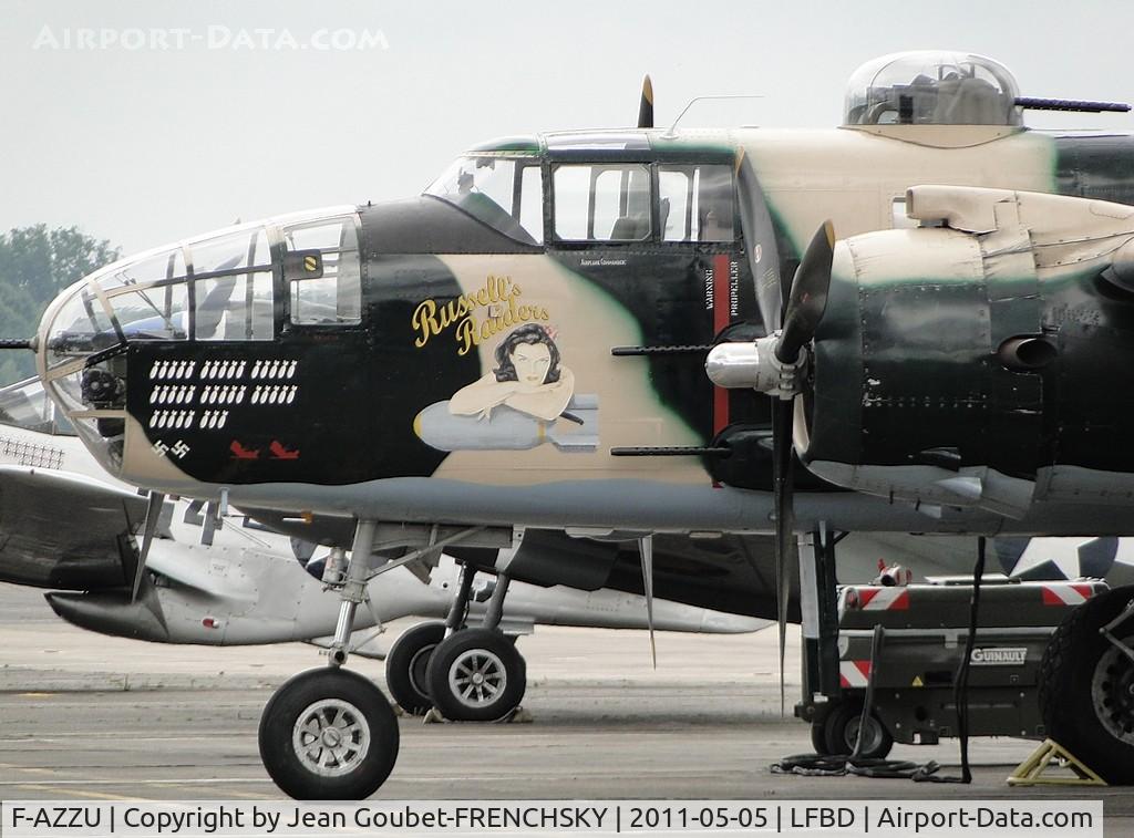 F-AZZU, 1945 North American B-25J Mitchell Mitchell C/N 108-47562, Russell’s Raiders