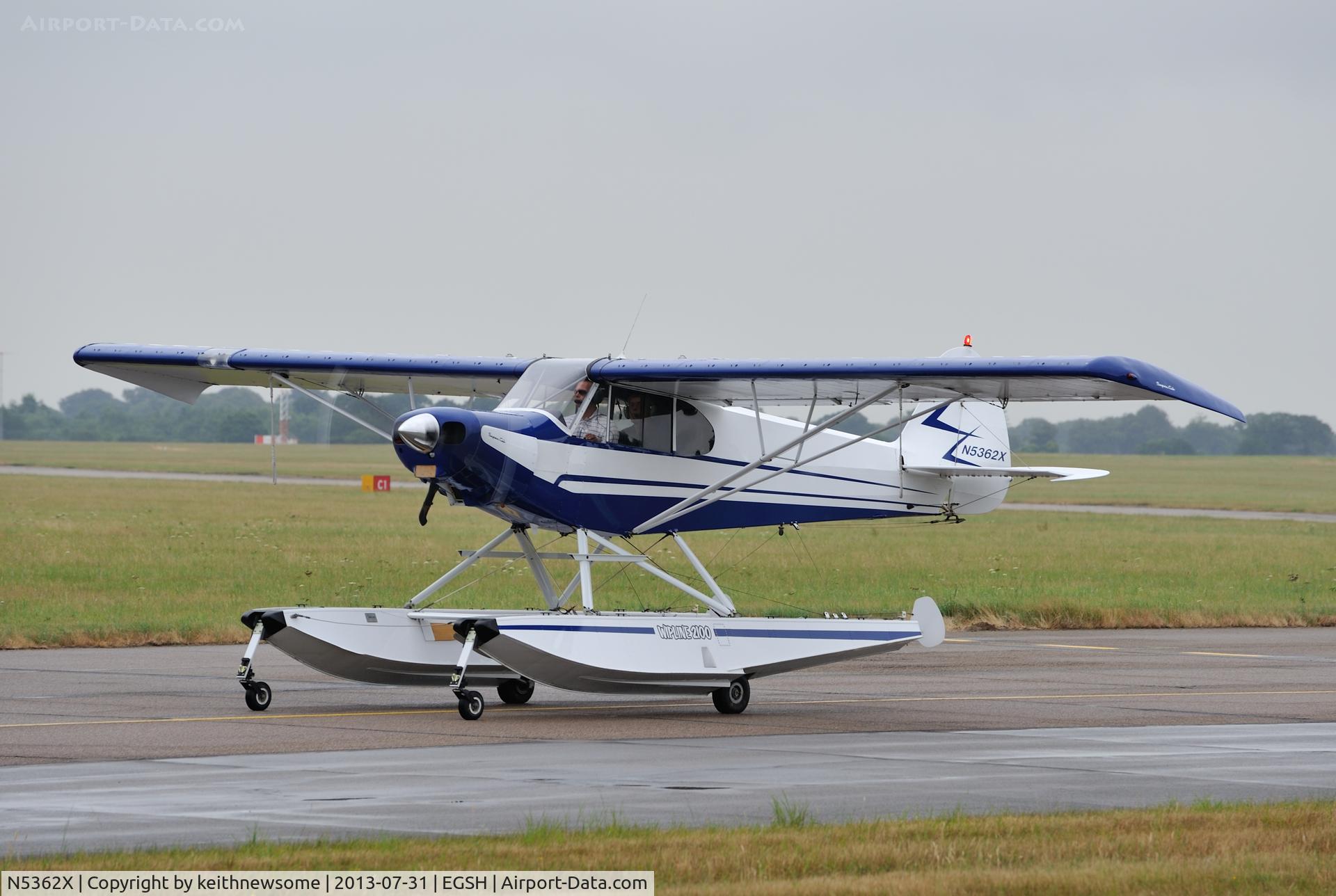 N5362X, Piper PA-18A-150 Super Cub C/N 18-6685, Piper Super Cub with added floats !