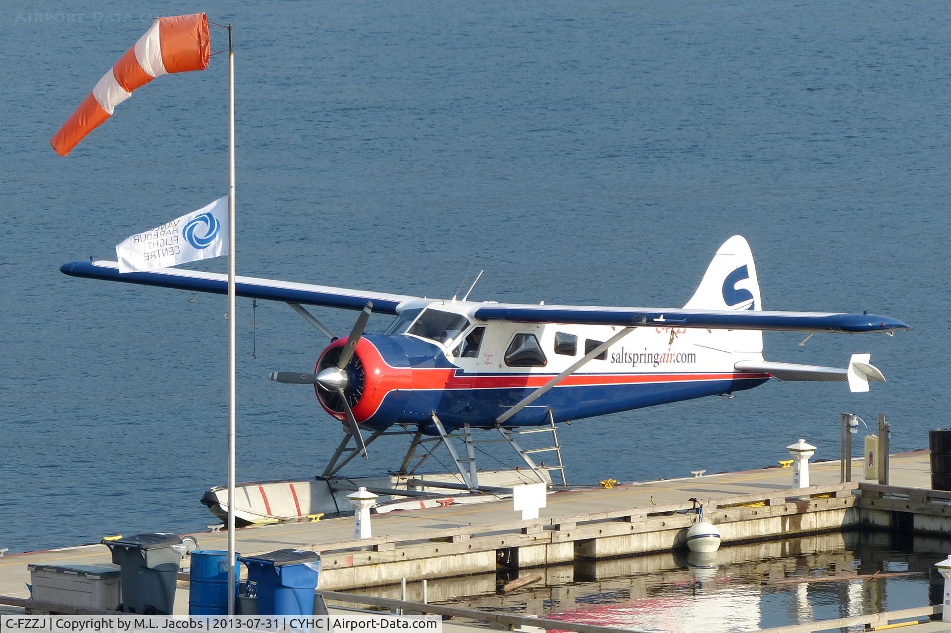C-FZZJ, 1956 De Havilland Canada DHC-2 Beaver Mk.1 C/N 1019, SaltSpring Air Beaver at Harbour Air terminal.