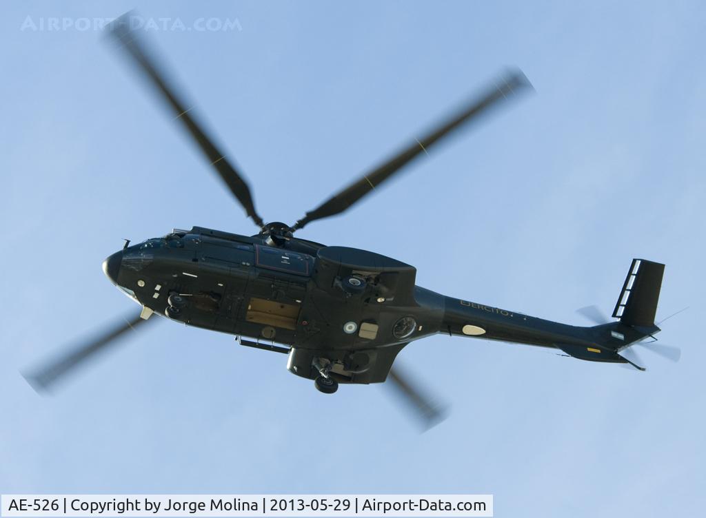 AE-526, Aérospatiale AS-332B Super Puma C/N 2072, Over flight Los Polvorines city - Buenos Aires