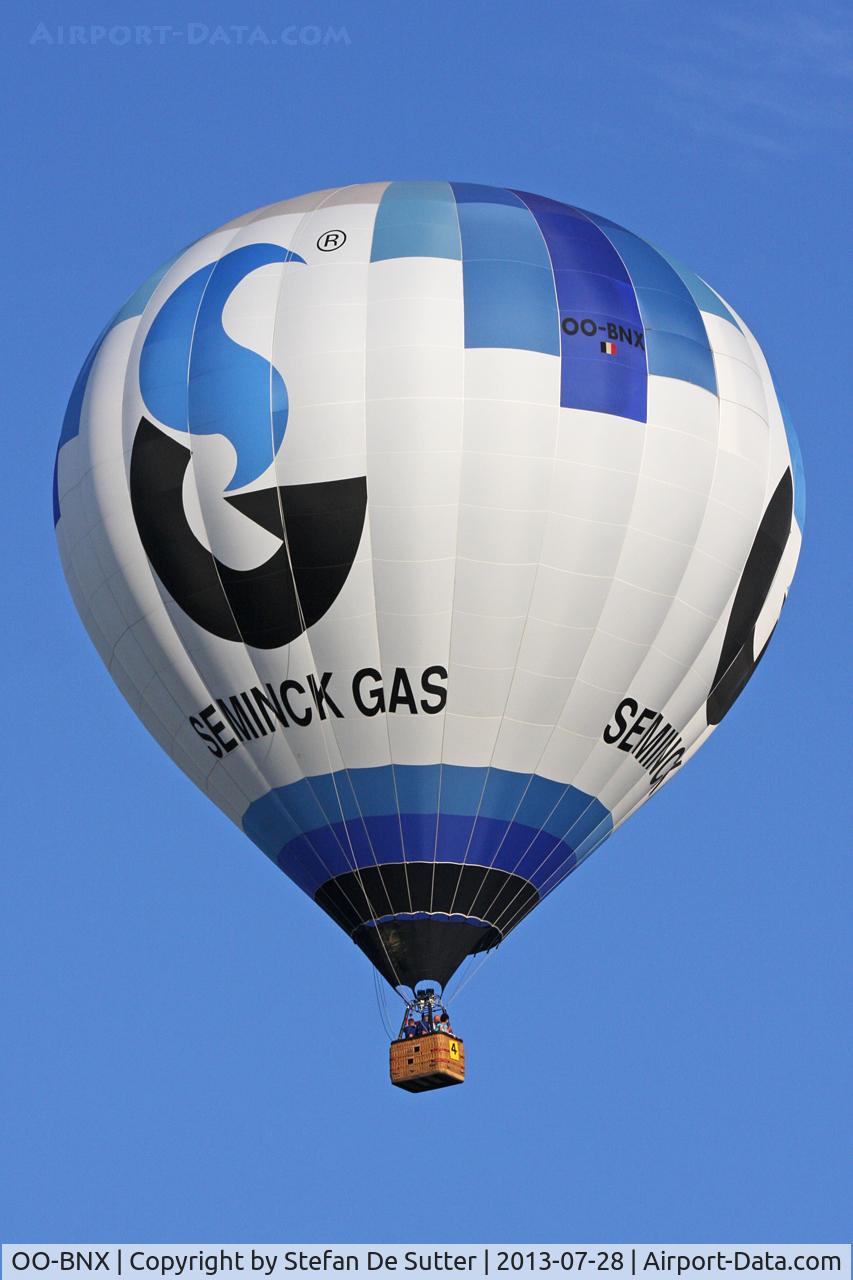OO-BNX, 2007 Schroeder Fire Balloons G.40/24 C/N 1251, Balloon meeting Eeklo 2013.