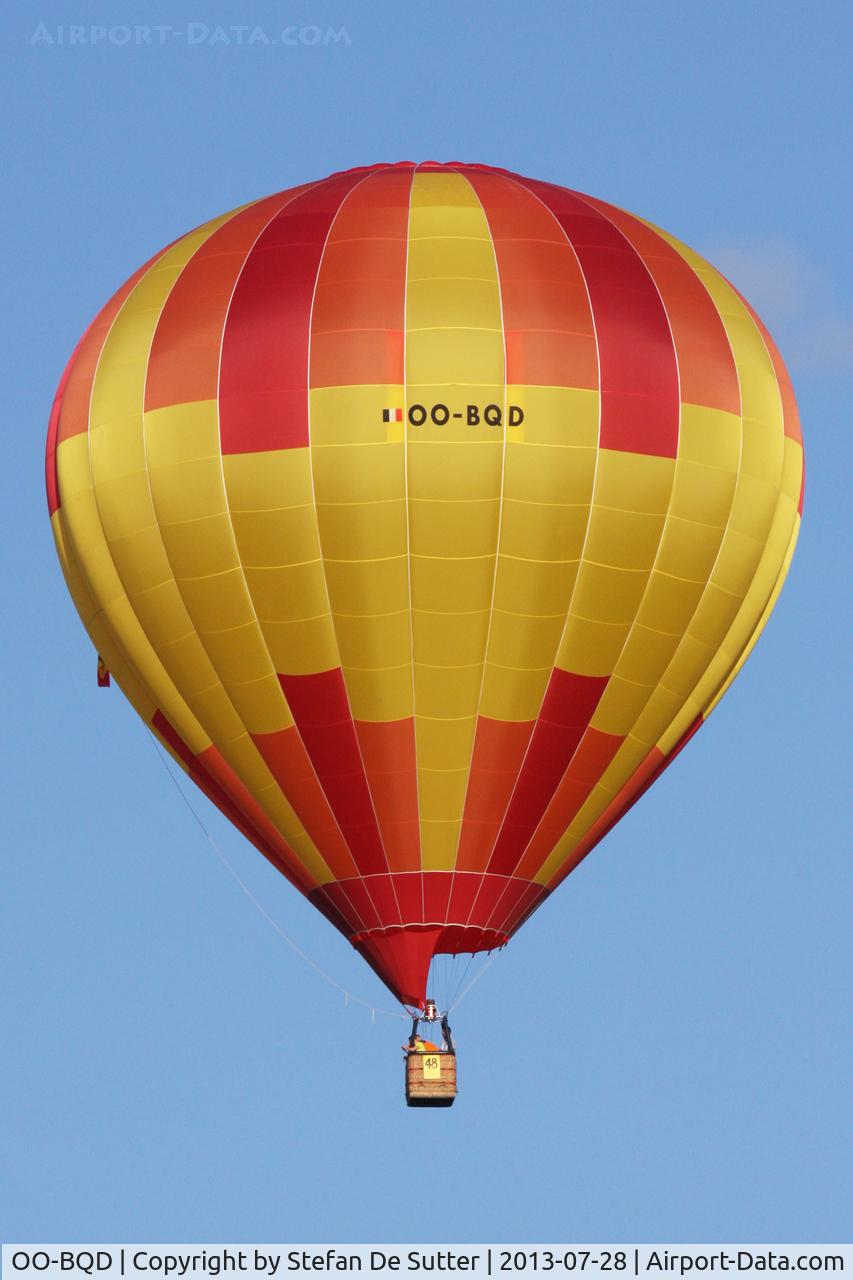 OO-BQD, 2006 Schroeder Fire Balloons G.34/24 C/N 1216, Balloon meeting Eeklo 2013.