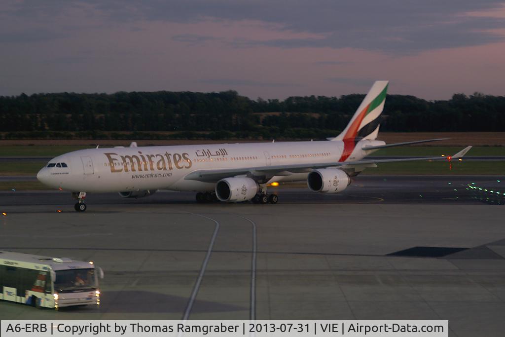A6-ERB, 2003 Airbus A340-541 C/N 471, Emirates Airbus A340-500