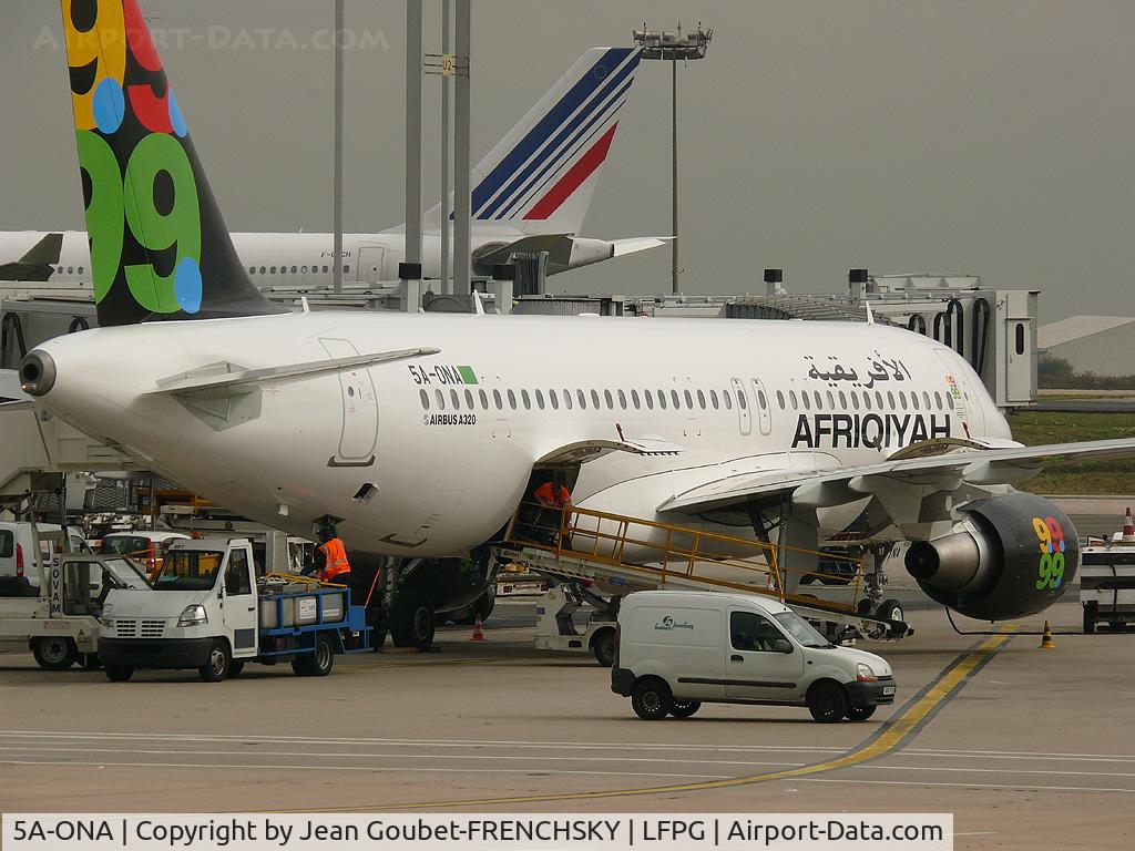 5A-ONA, 2007 Airbus A320-214 C/N 3224, Afriqiyah Airways