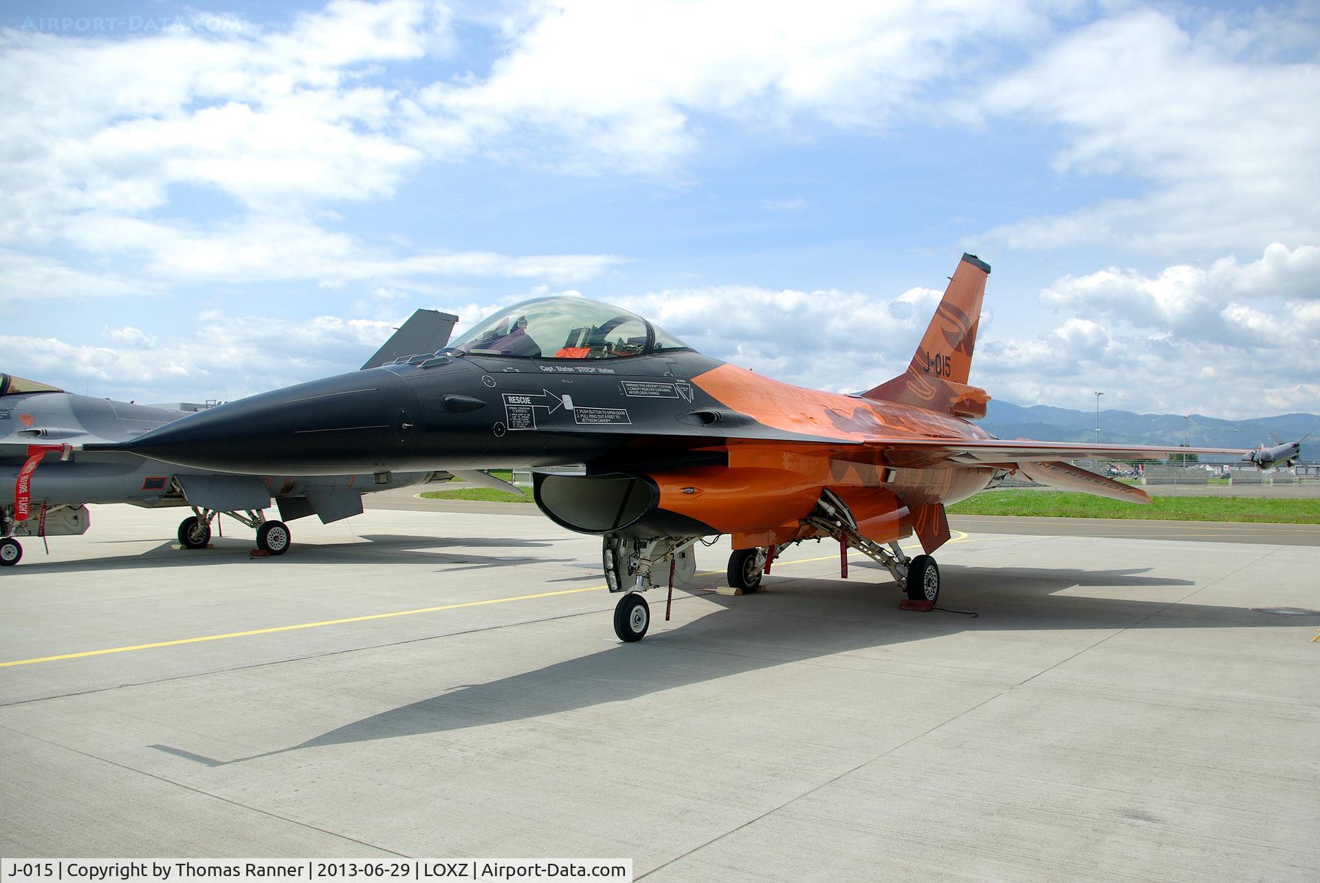 J-015, 1991 Fokker F-16A Fighting Falcon C/N 6D-171, RNLAF F-16