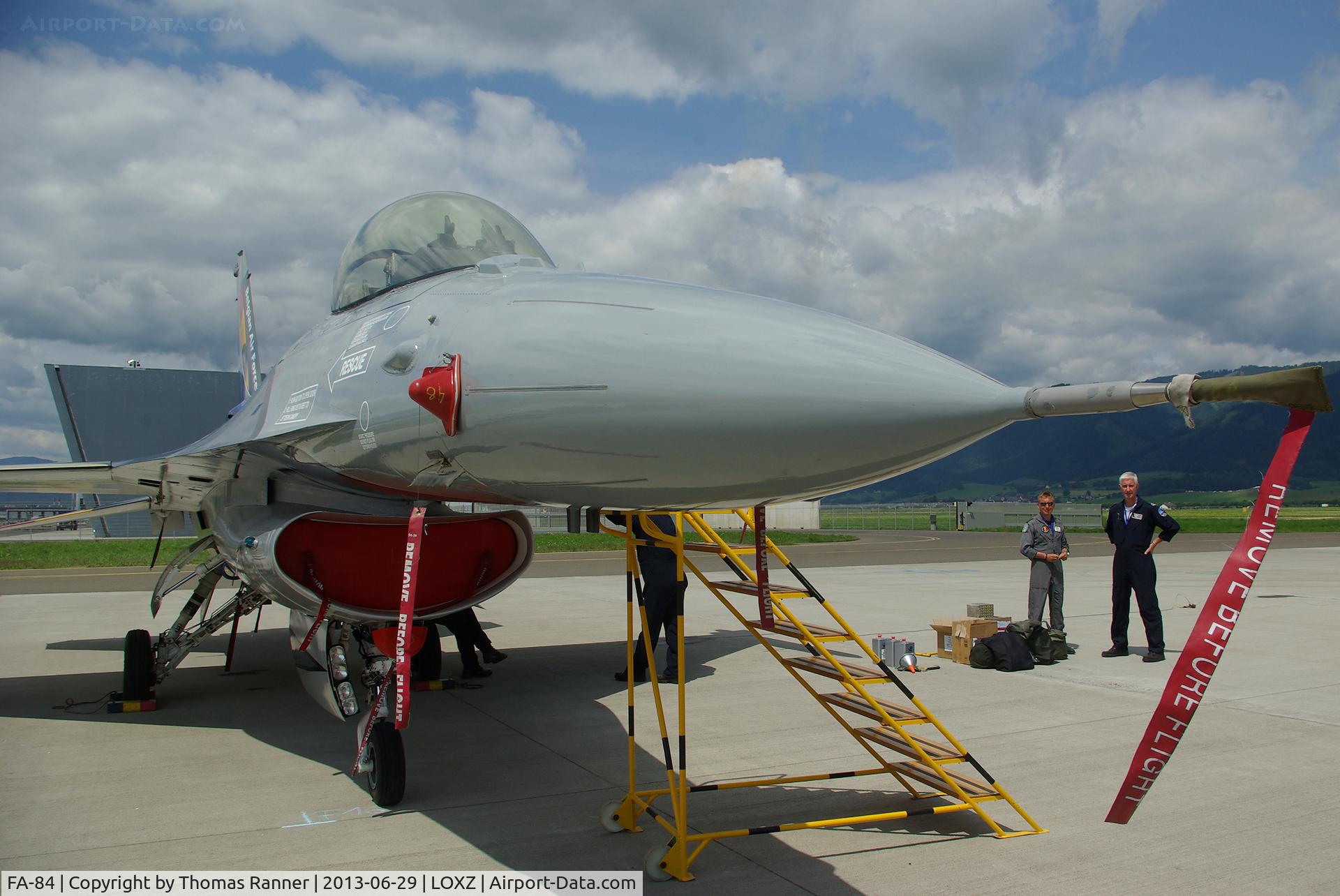 FA-84, 1980 SABCA F-16AM Fighting Falcon C/N 6H-84, BAF F-16