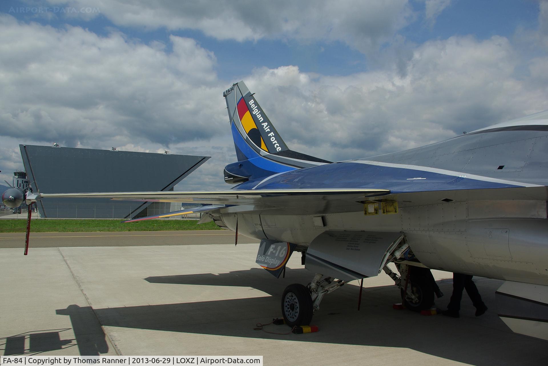 FA-84, 1980 SABCA F-16AM Fighting Falcon C/N 6H-84, BAF F-16