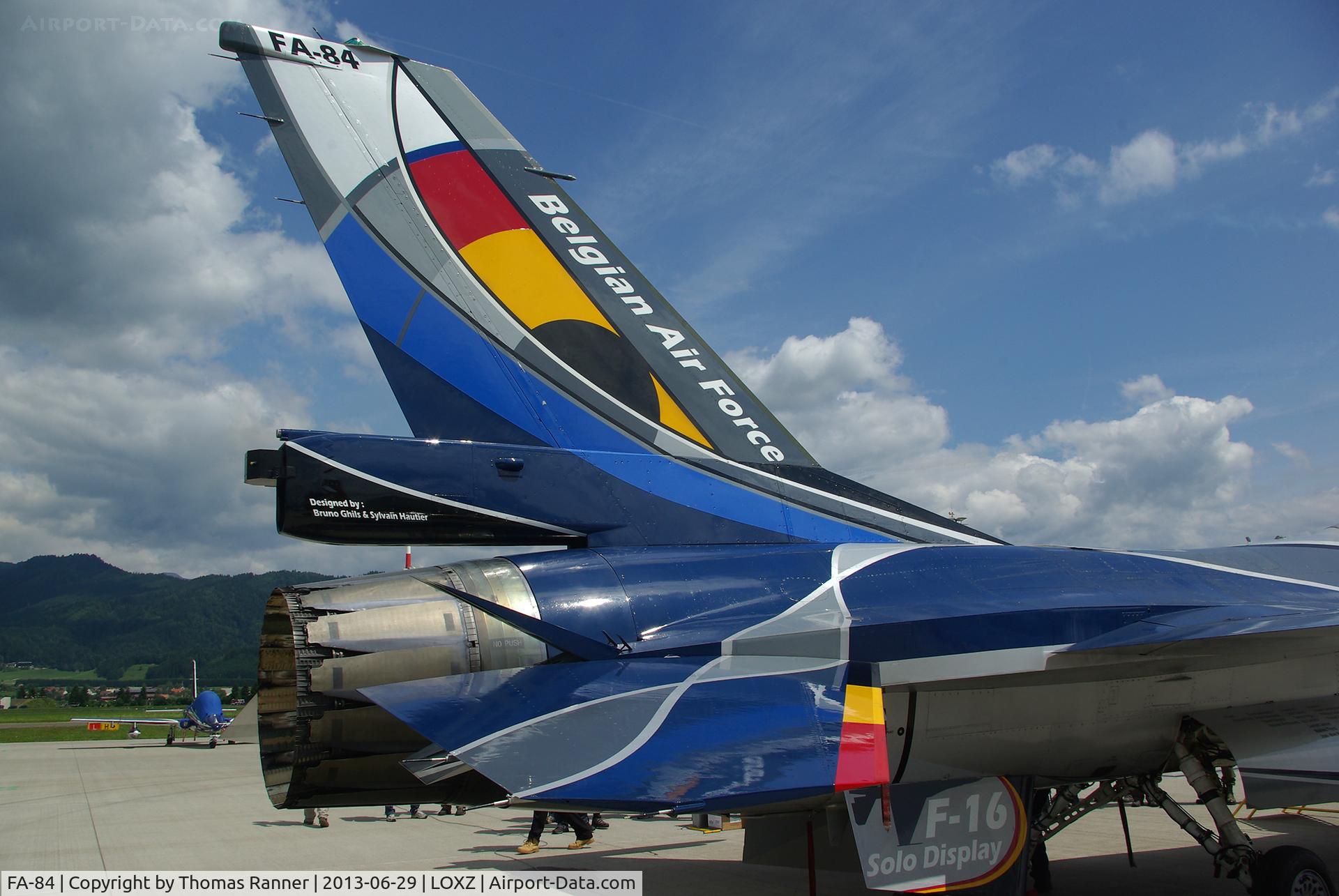 FA-84, 1980 SABCA F-16AM Fighting Falcon C/N 6H-84, BAF F-16