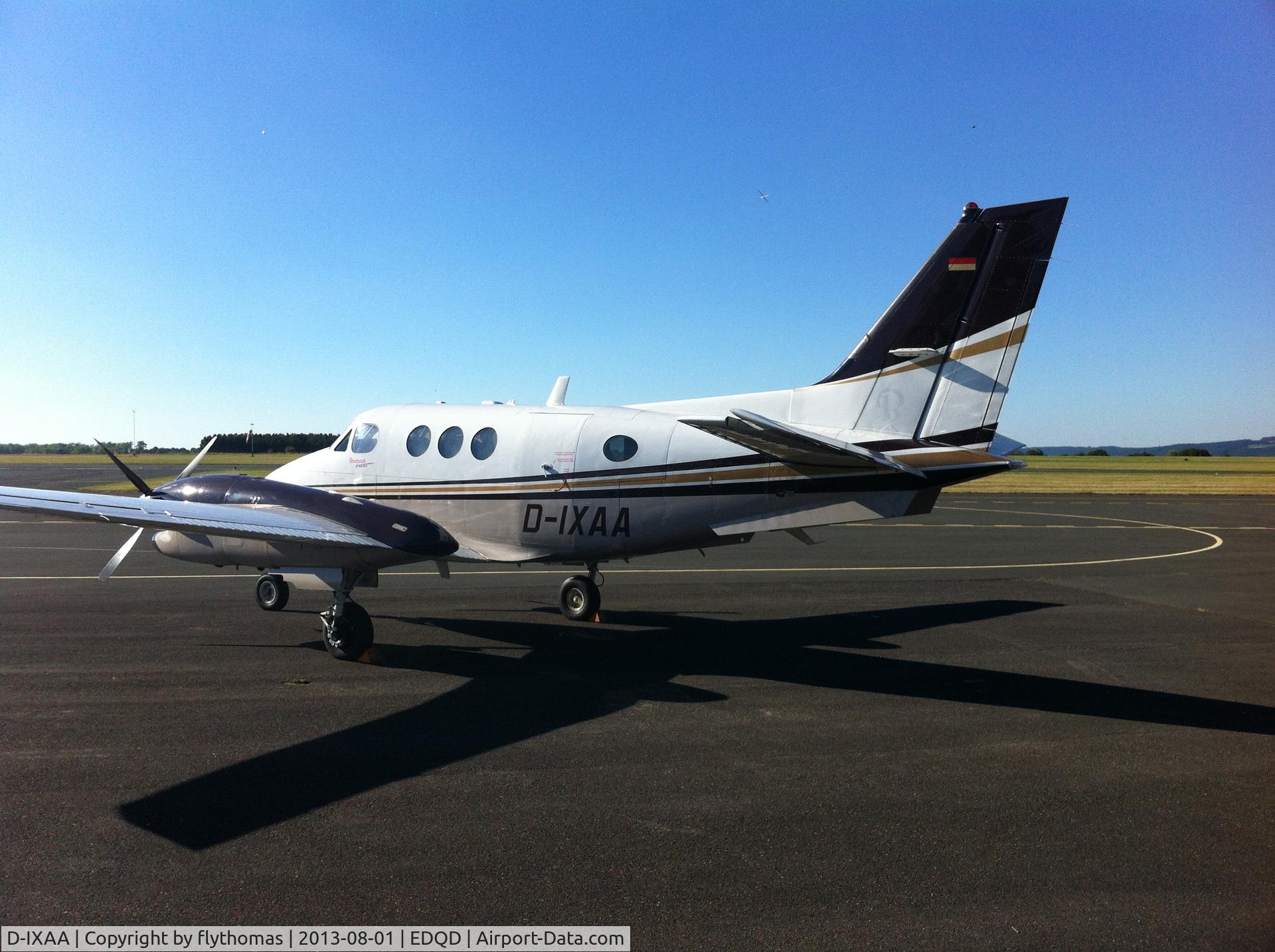 D-IXAA, 2008 Hawker Beechcraft C90GTi King Air King Air C/N LJ-1908, D-IXAA Bindlacher Berg