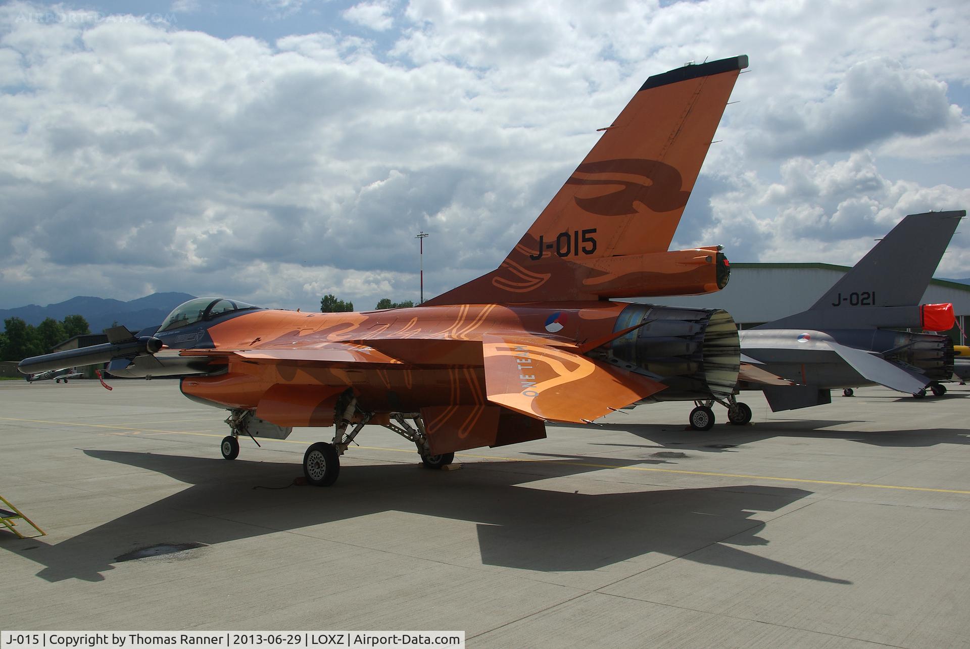 J-015, 1991 Fokker F-16A Fighting Falcon C/N 6D-171, RNLAF F-16