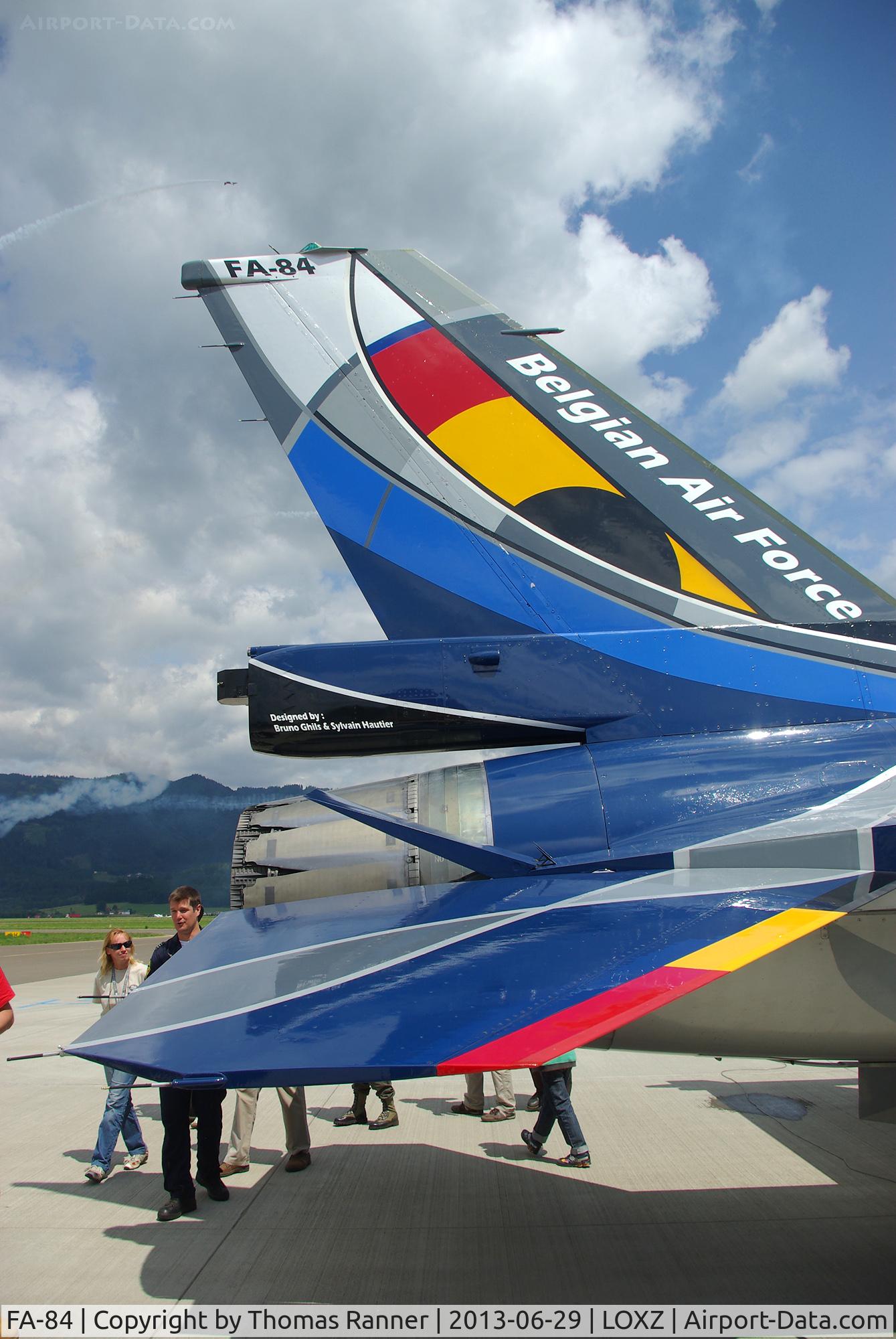 FA-84, 1980 SABCA F-16AM Fighting Falcon C/N 6H-84, BAF F-16