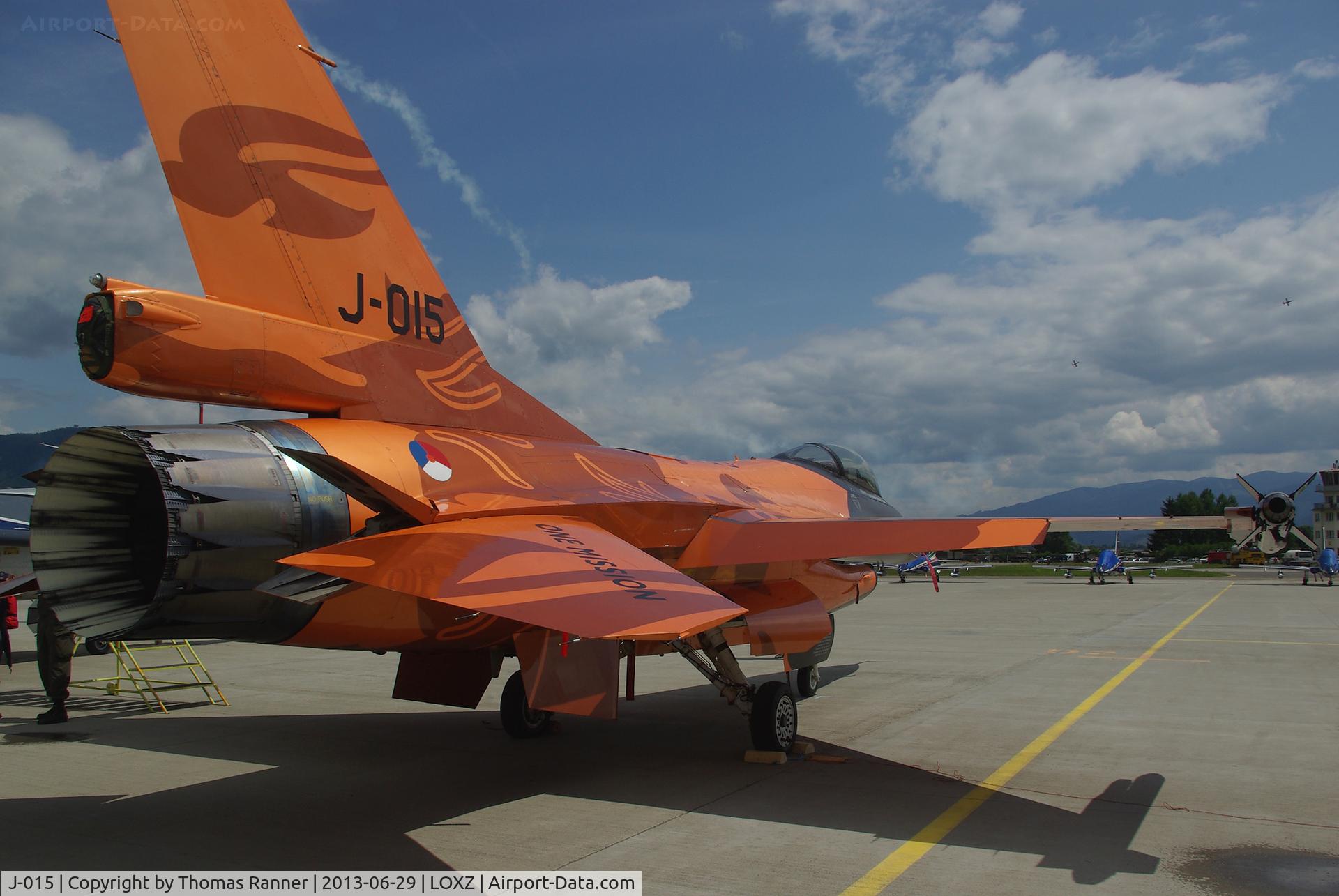 J-015, 1991 Fokker F-16A Fighting Falcon C/N 6D-171, RNLAF F-16