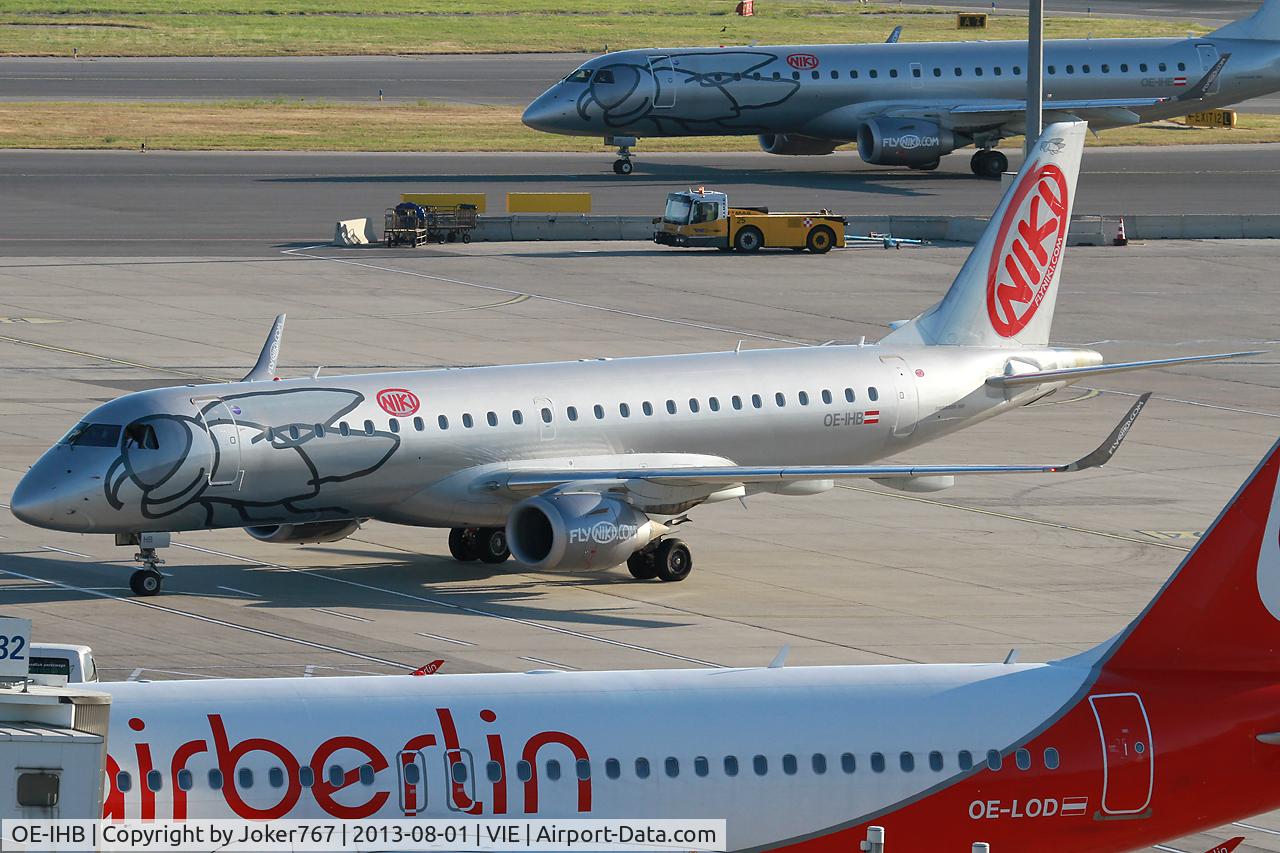 OE-IHB, 2009 Embraer 190LR (ERJ-190-100LR) C/N 19000294, NIKI