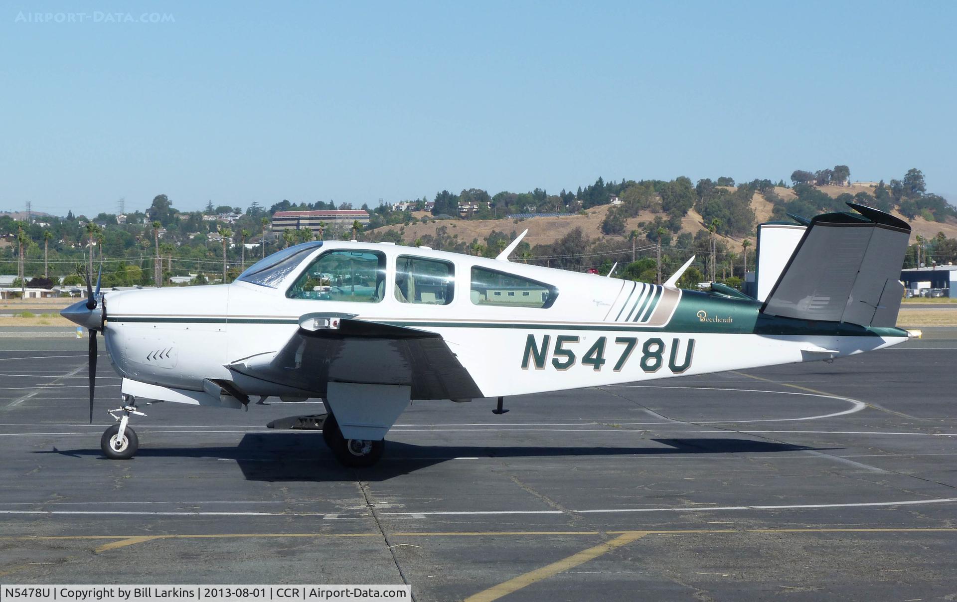 N5478U, 1967 Beech V35 Bonanza C/N D-8566, Resident