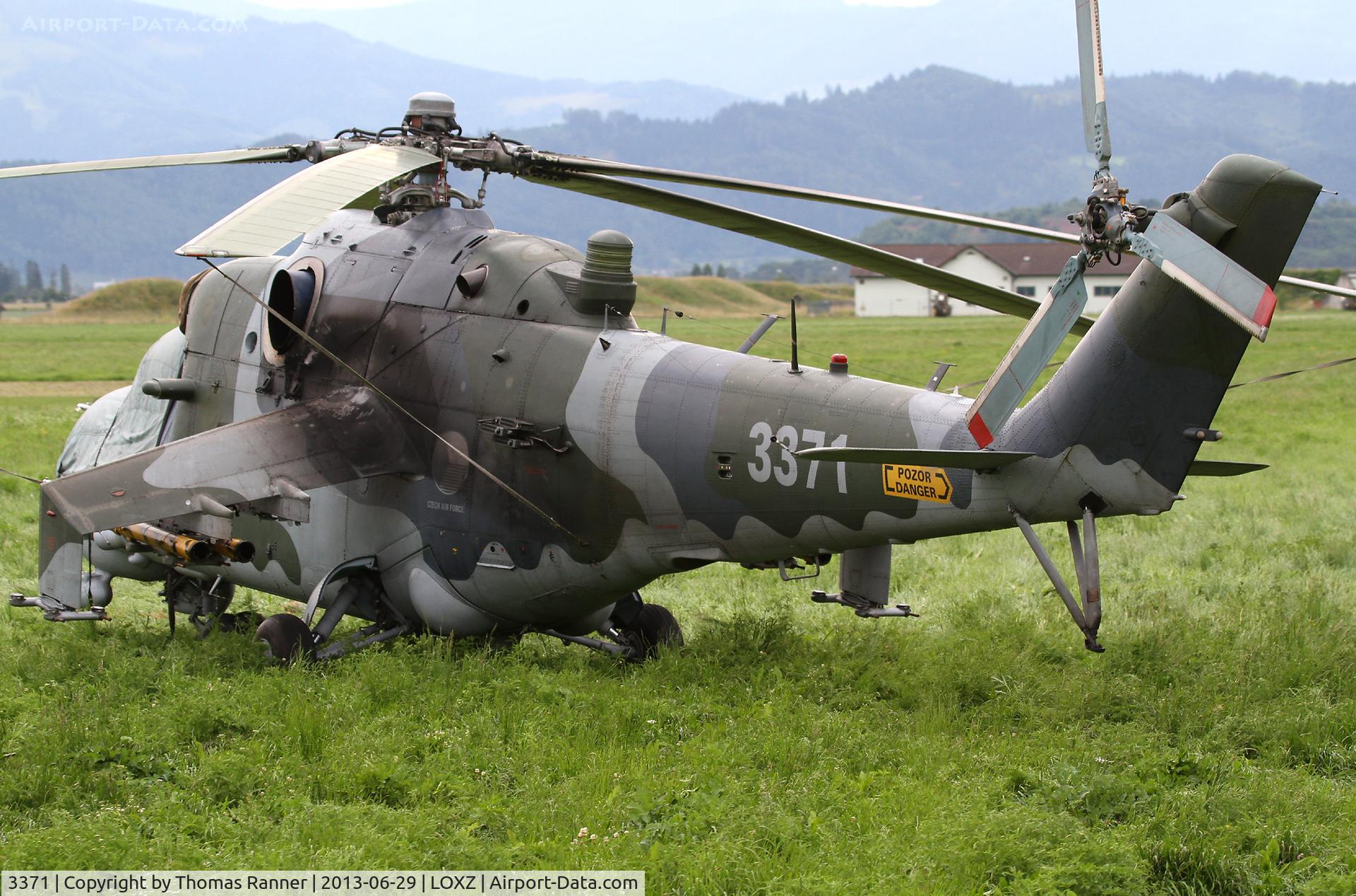 3371, 2006 Mil Mi-35 Hind E C/N 203371, Czech AF Mil Mi-35