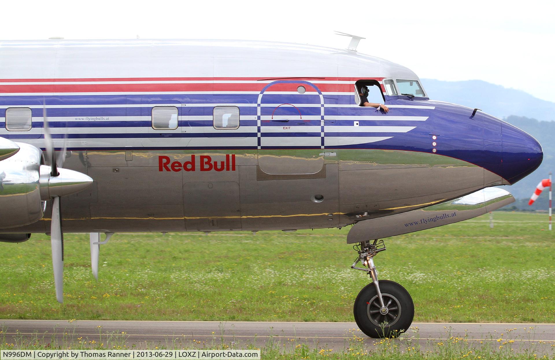 N996DM, 1958 Douglas DC-6B C/N 45563, Red Bull DC-6