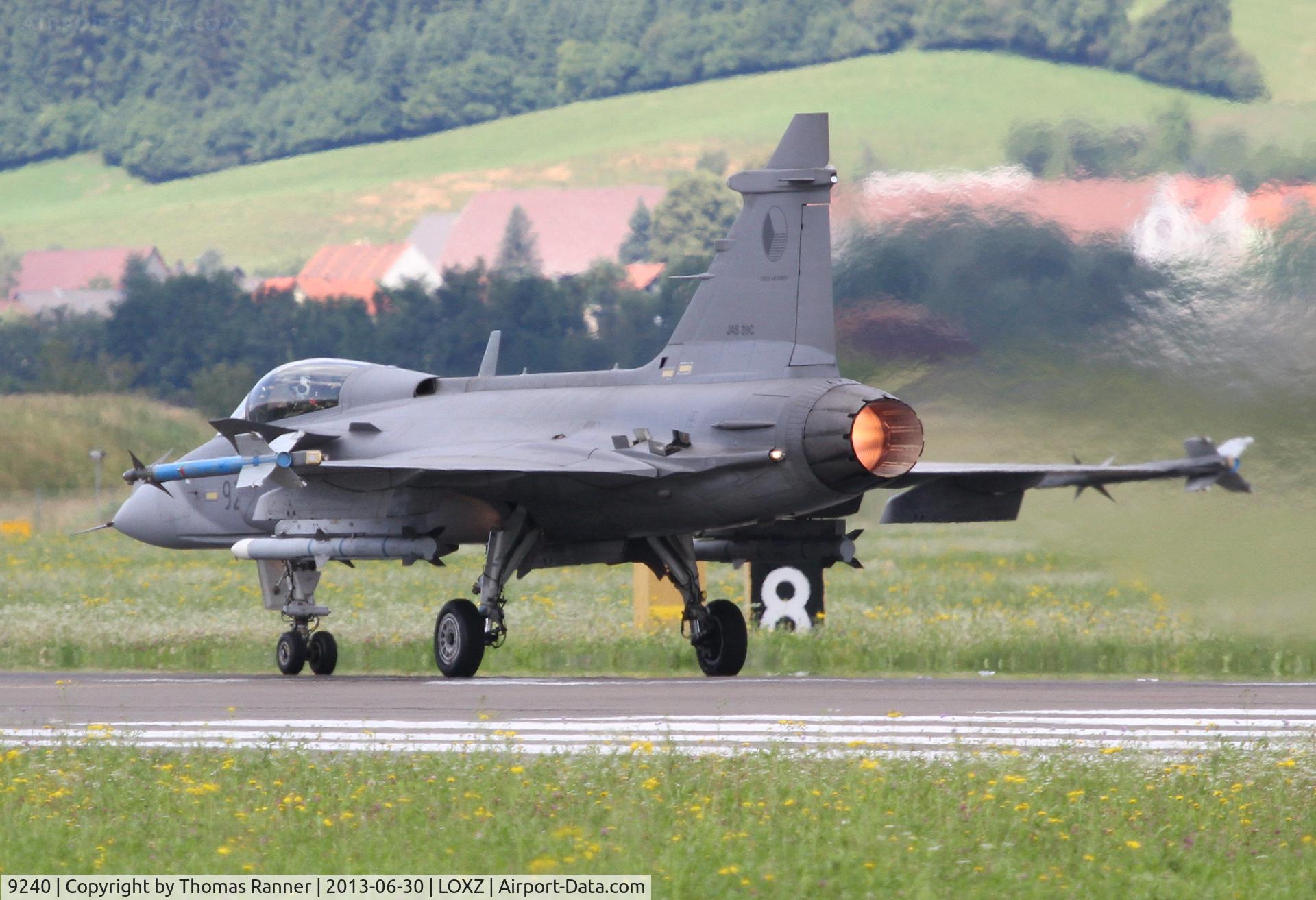 9240, 2005 Saab JAS-39C Gripen C/N 39240, Czech AF Saab Gripen