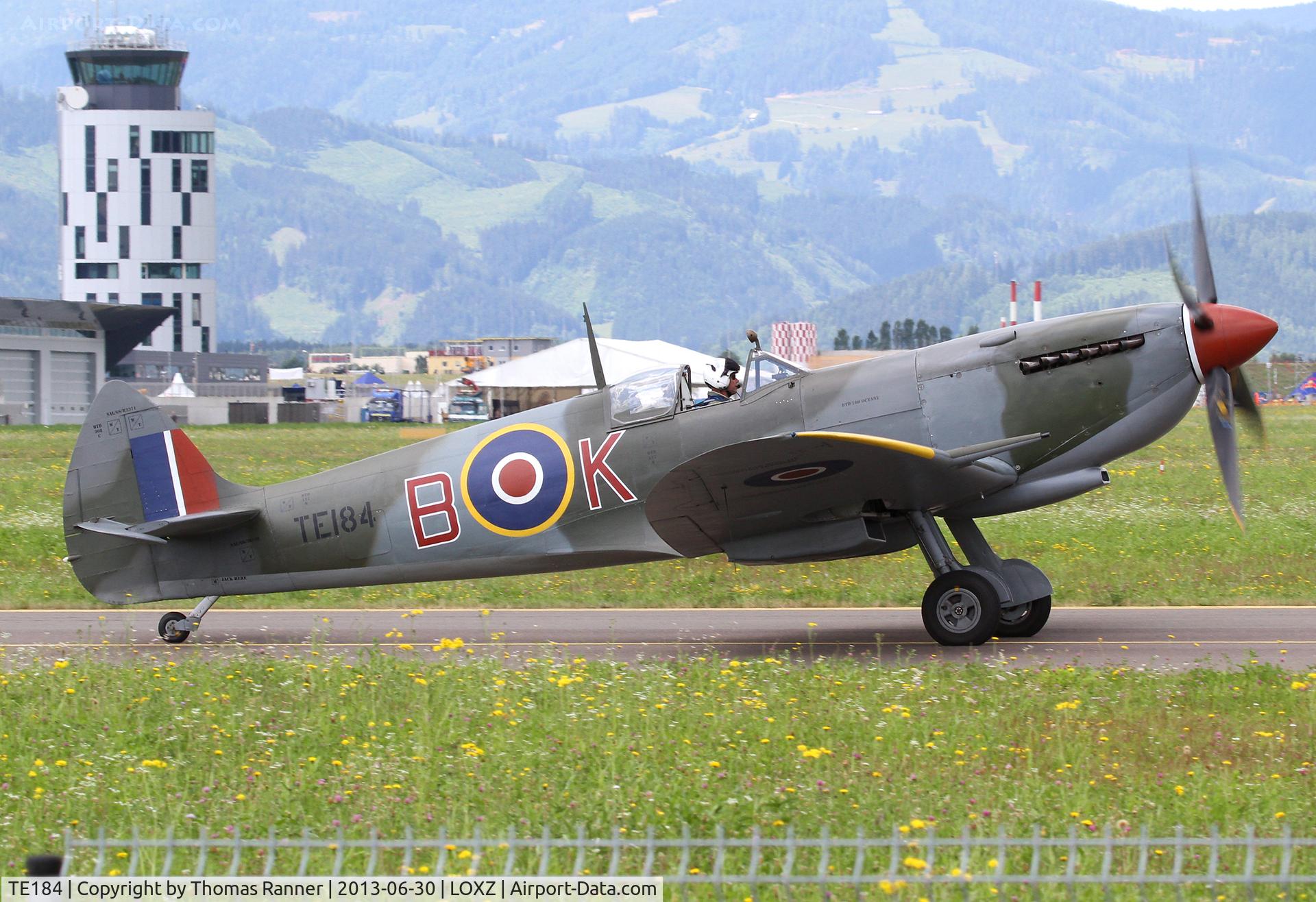 TE184, 1945 Supermarine 361 Spitfire LF.XVIe C/N CBAF.IX.4394, Supermarine Spitfire