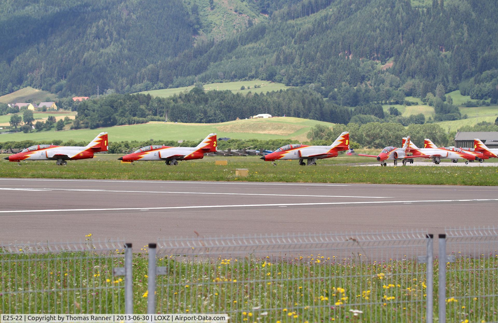 E25-22, CASA C-101EB Aviojet C/N EB01-22-022, Patrulla Aguila Casa C-101EB