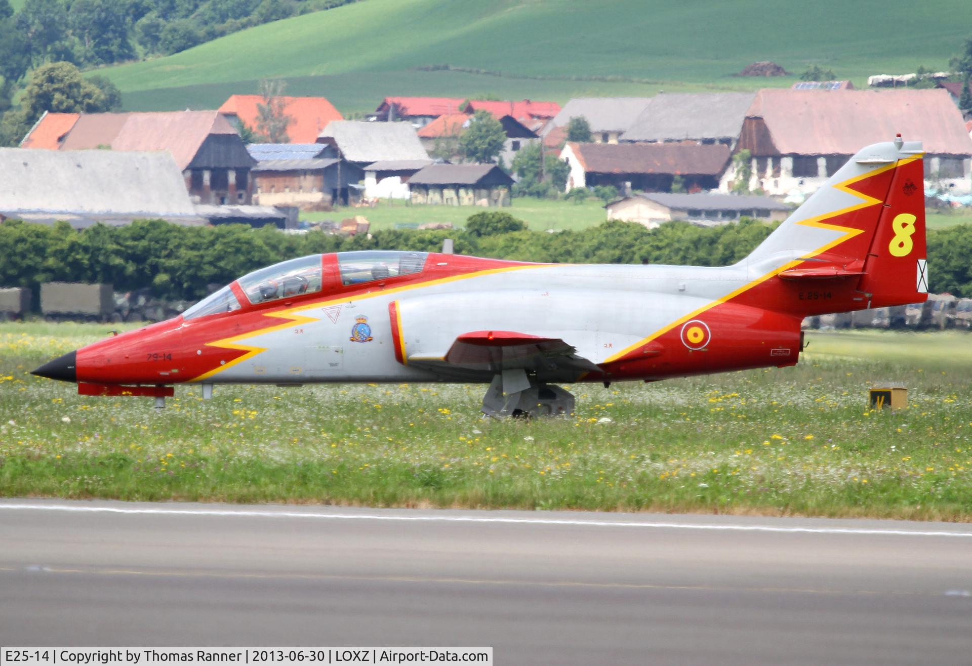 E25-14, CASA C-101EB Aviojet C/N EB01-14-014, Patrulla Aguila Casa C-101EB