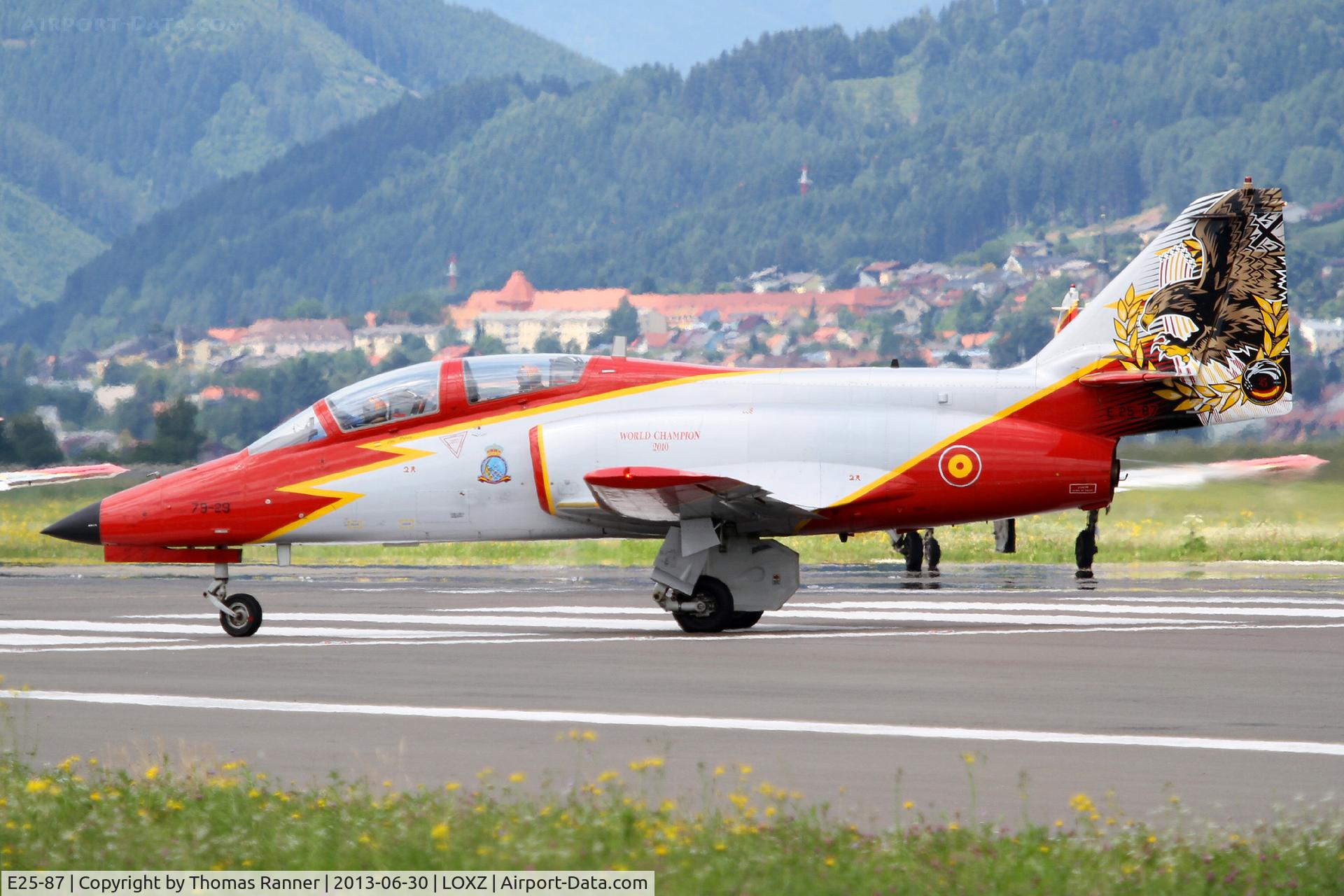 E25-87, CASA C-101EB Aviojet C/N EB01-87-101, Patrulla Aguila Casa C-101EB