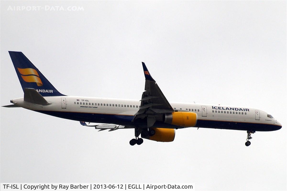 TF-ISL, 1991 Boeing 757-223 C/N 25295, Boeing 757-223 [25295] (Icelandair) Home~G 12/06/2013. On approach 27L.