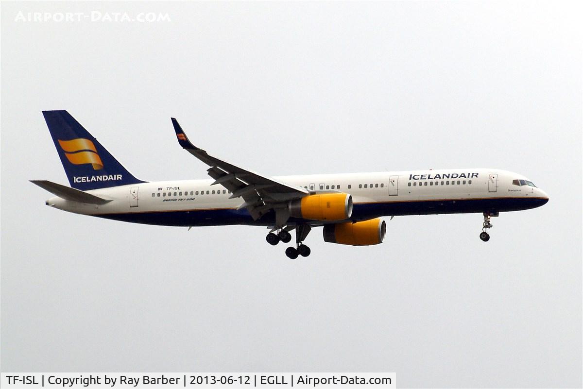 TF-ISL, 1991 Boeing 757-223 C/N 25295, Boeing 757-223 [25295] (Icelandair) Home~G 12/06/2013. On approach 27L.