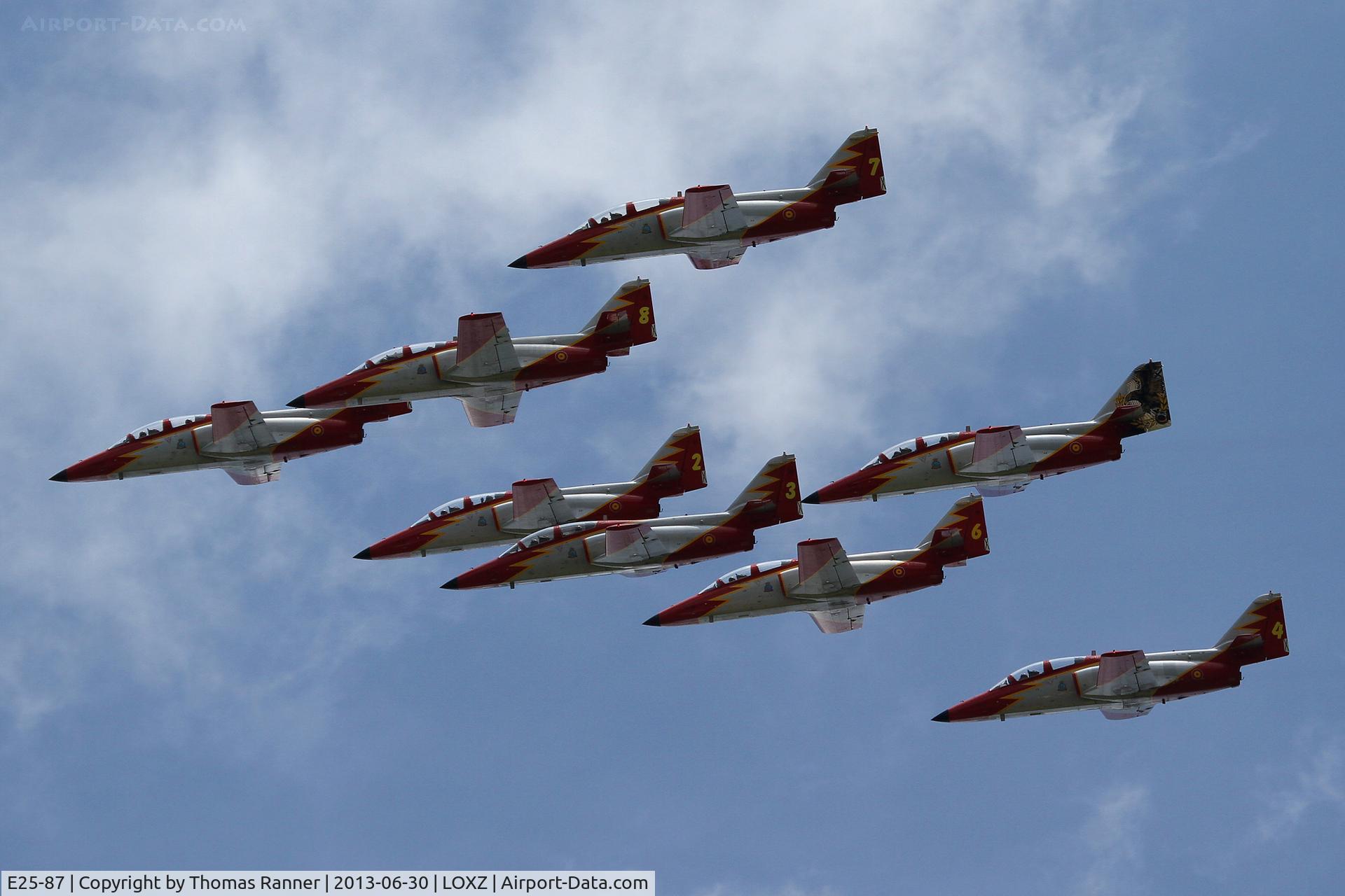 E25-87, CASA C-101EB Aviojet C/N EB01-87-101, Patrulla Aguila Casa C-101EB