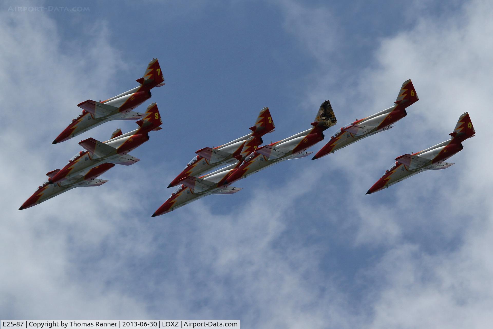 E25-87, CASA C-101EB Aviojet C/N EB01-87-101, Patrulla Aguila Casa C-101EB