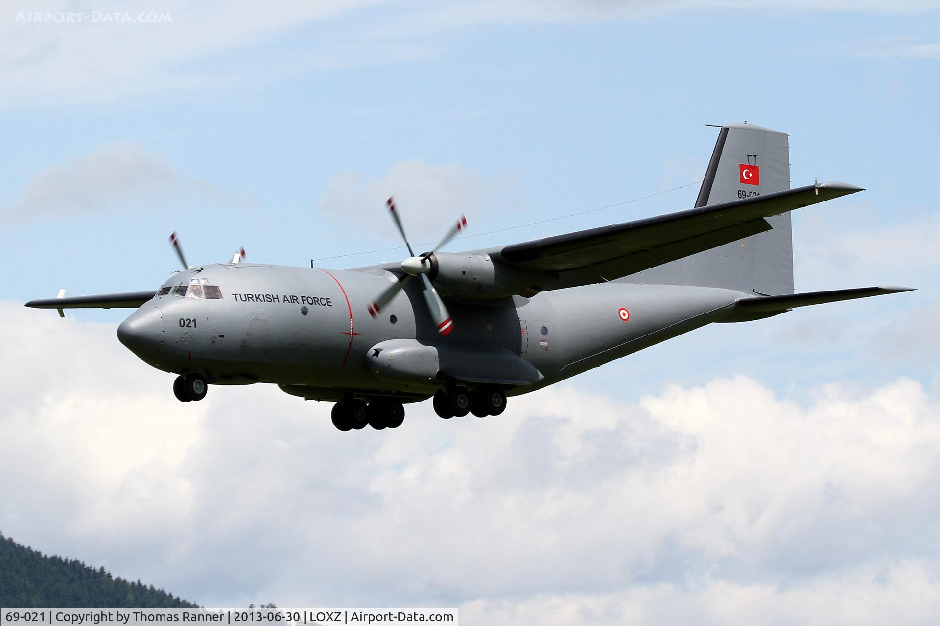 69-021, 1969 Transall C160D C/N D021, Turkish AF C160