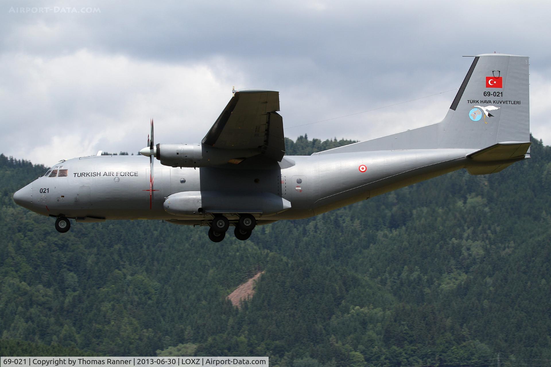 69-021, 1969 Transall C160D C/N D021, Turkish AF C160