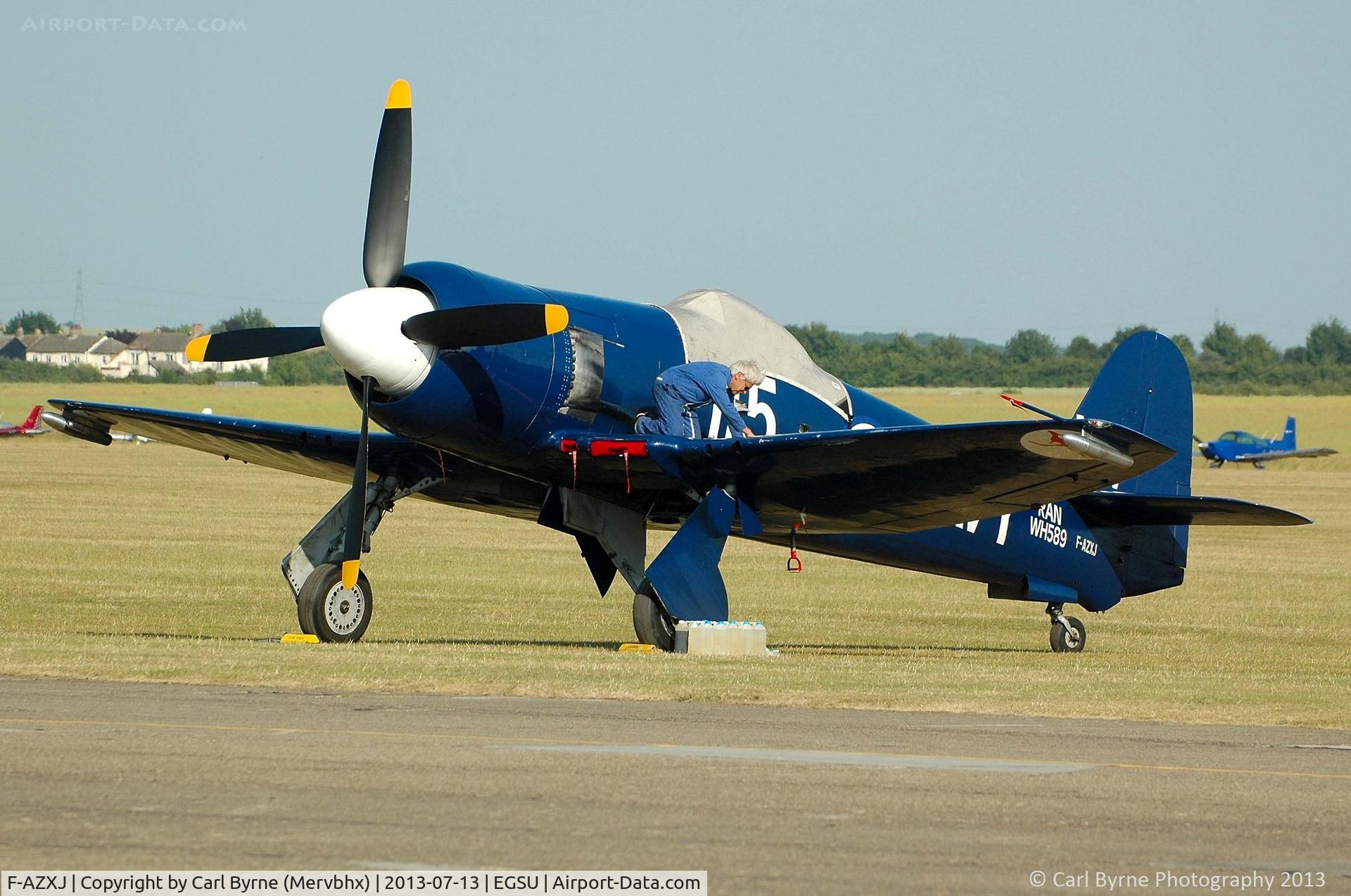 F-AZXJ, 1949 Hawker Sea Fury FB.11 C/N 37733, Part of the 