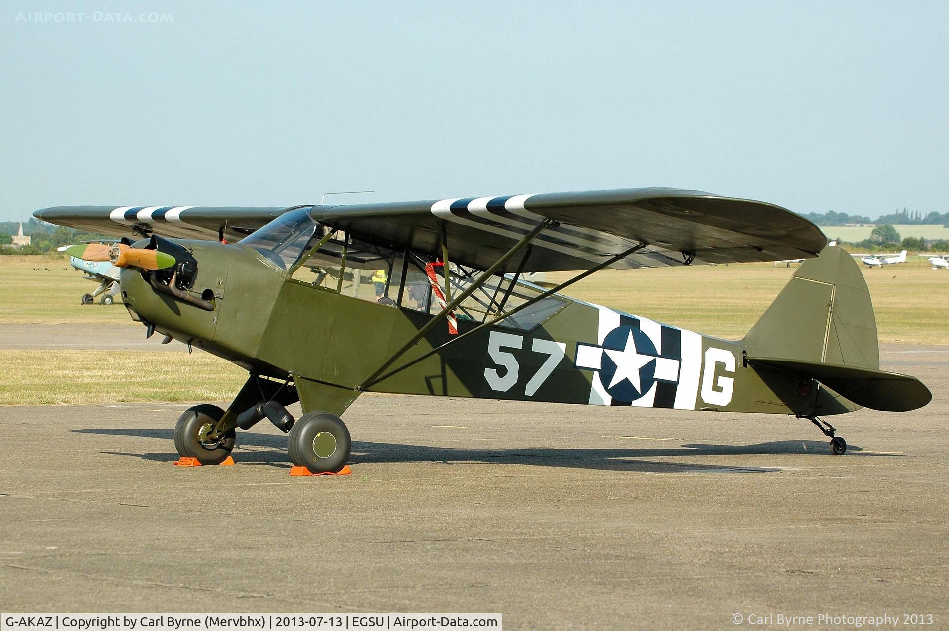 G-AKAZ, 1944 Piper L-4A Grasshopper C/N AN-1, Part of the 