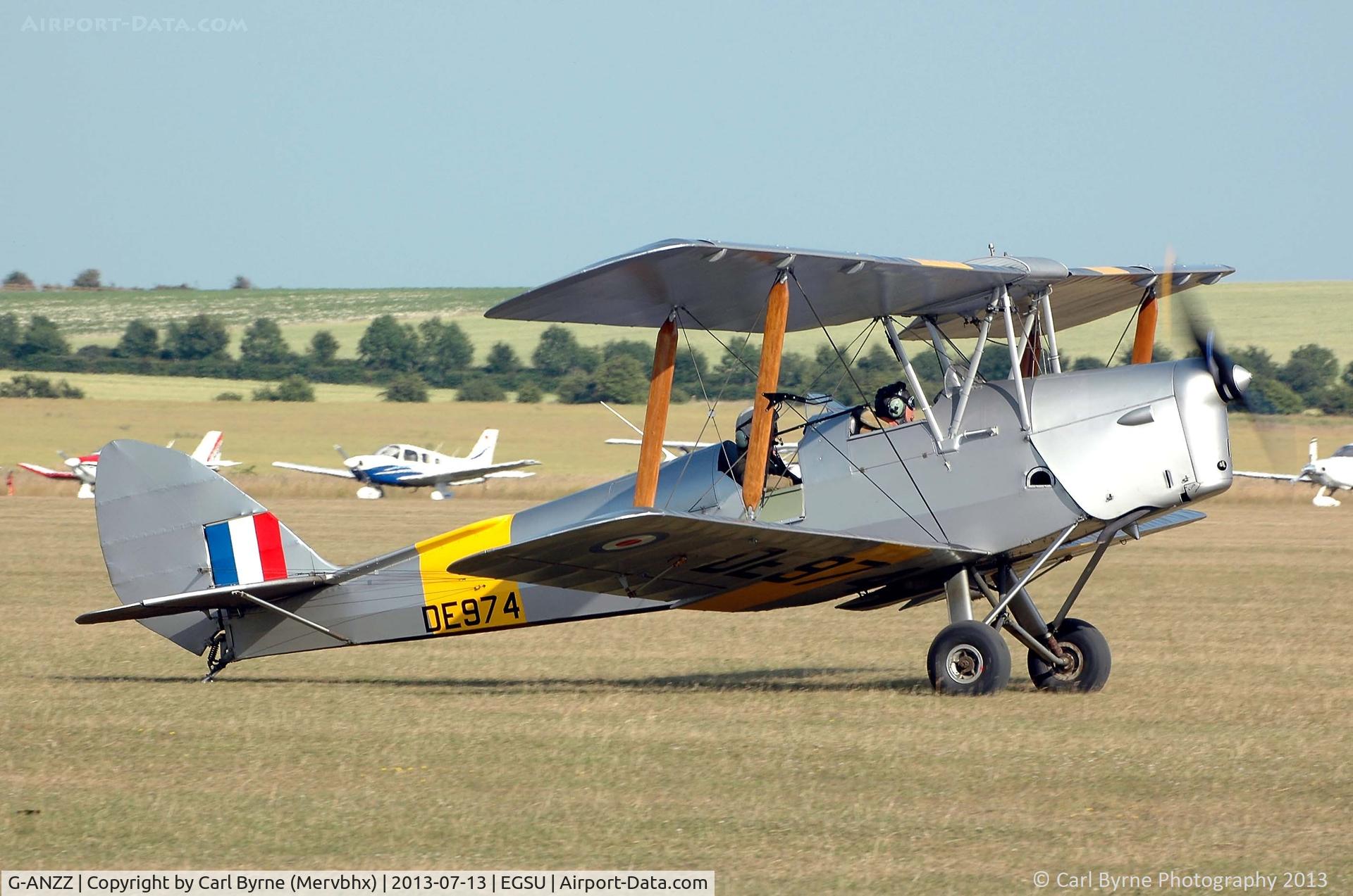 G-ANZZ, 1944 De Havilland DH-82A Tiger Moth II C/N 85834, Part of the 