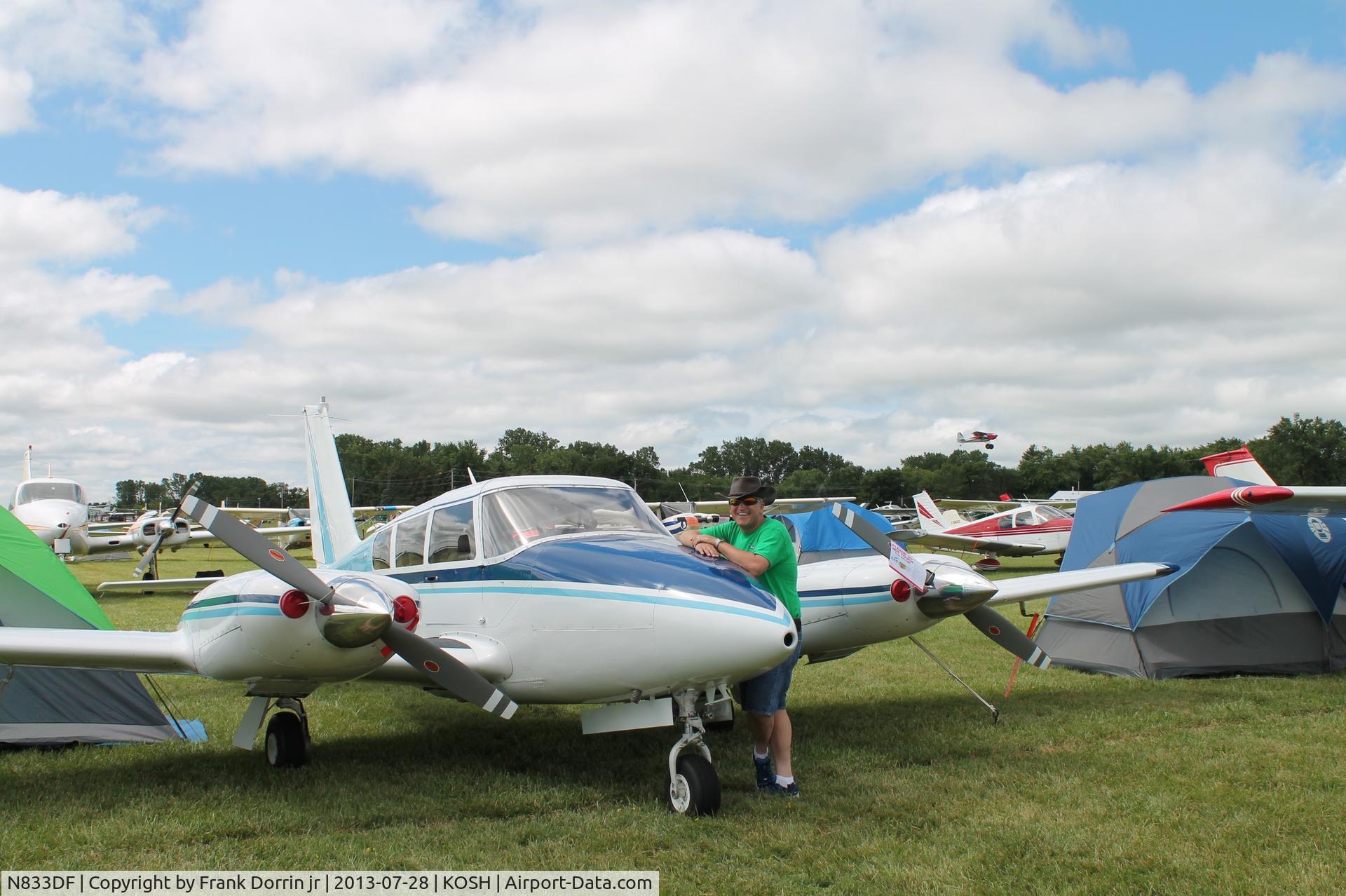 N833DF, 1967 Piper PA-30 Twin Comanche Twin Comanche C/N 30-1473, Taken ringside at 2013 AirVenture