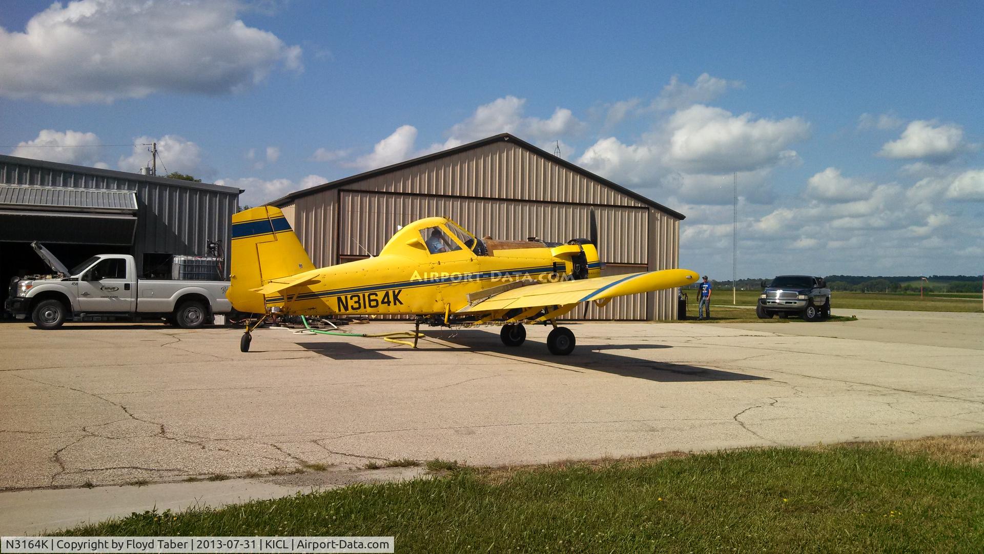 N3164K, 1984 Air Tractor Inc AT-301 C/N 301-0535, Hot Loading for a run