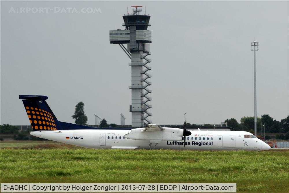 D-ADHC, 2001 De Havilland Canada DHC-8-402Q Dash 8 C/N 4045, Arrival from MUC...